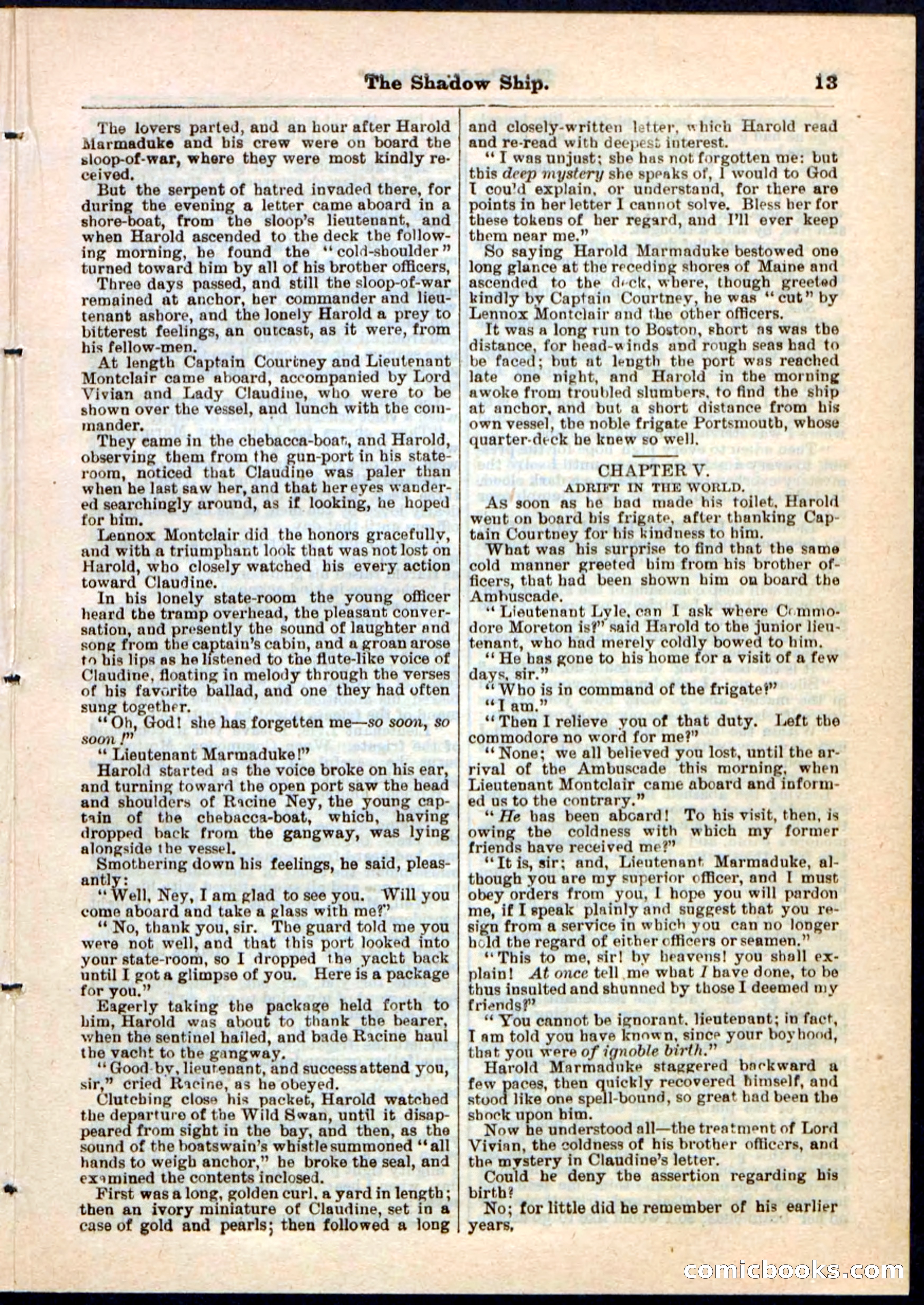 The Shadow Ship; or, The Rival Lieutenants — page 13 of 32