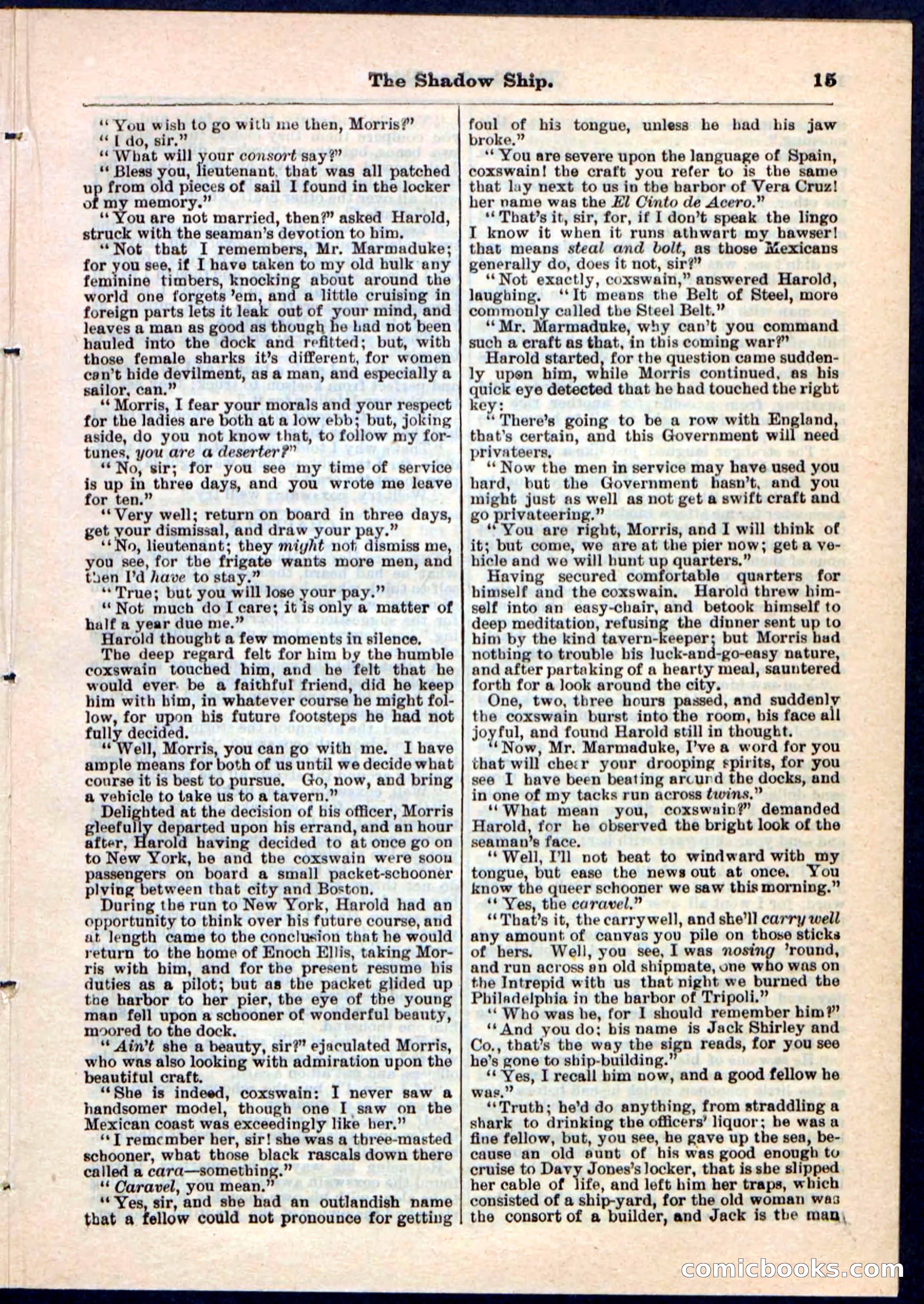The Shadow Ship; or, The Rival Lieutenants — page 15 of 32