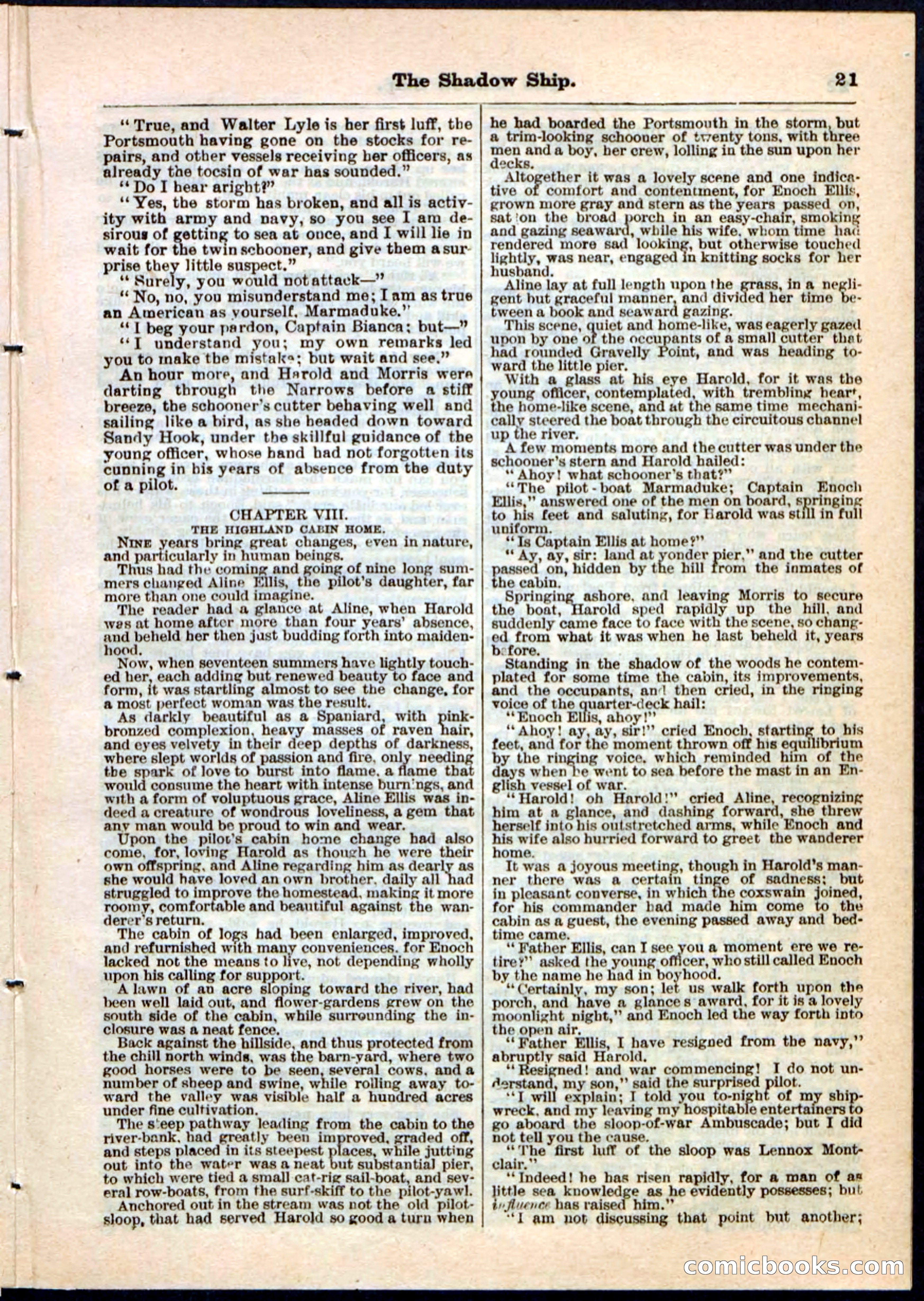 The Shadow Ship; or, The Rival Lieutenants — page 21 of 32