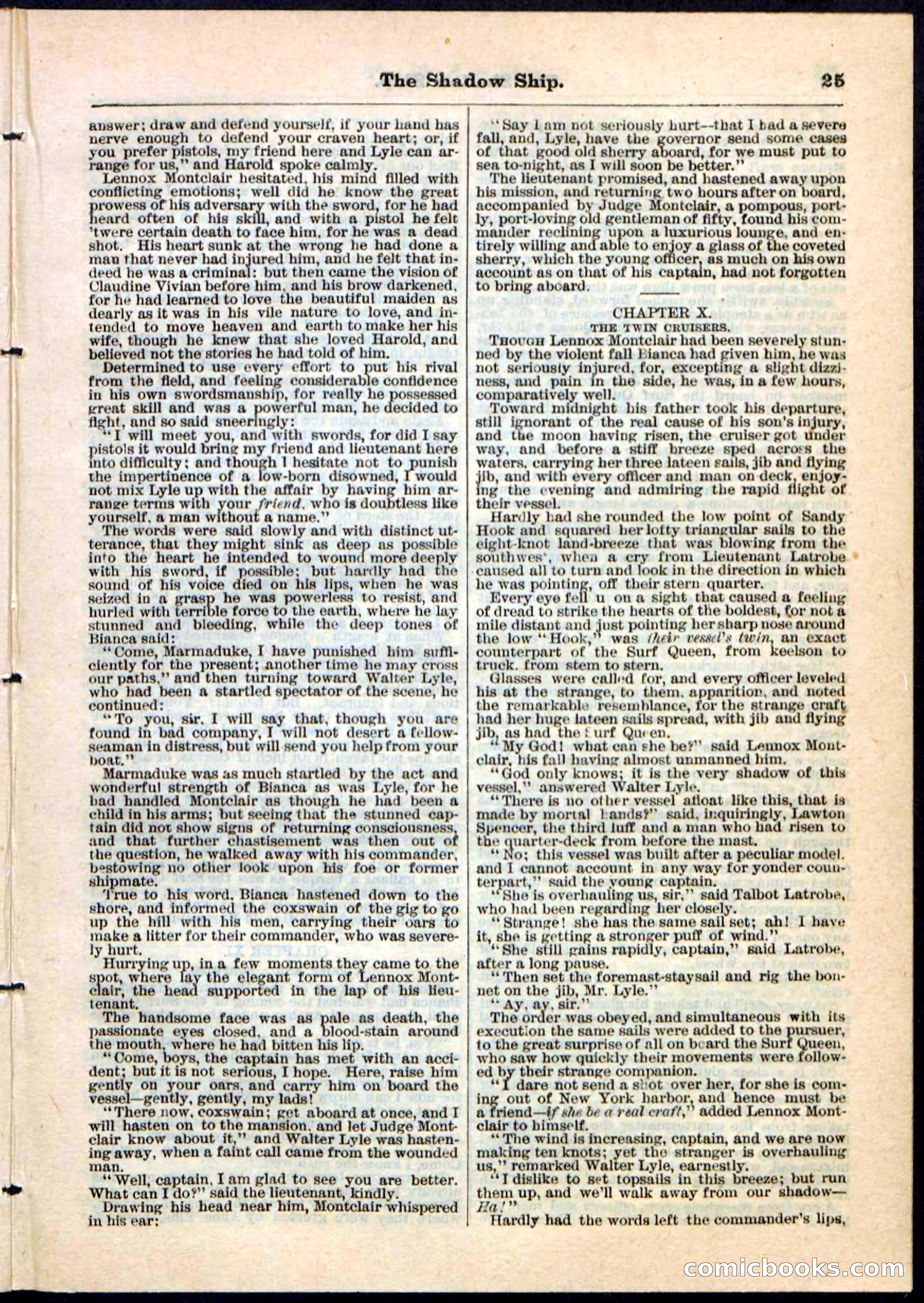 The Shadow Ship; or, The Rival Lieutenants — page 25 of 32