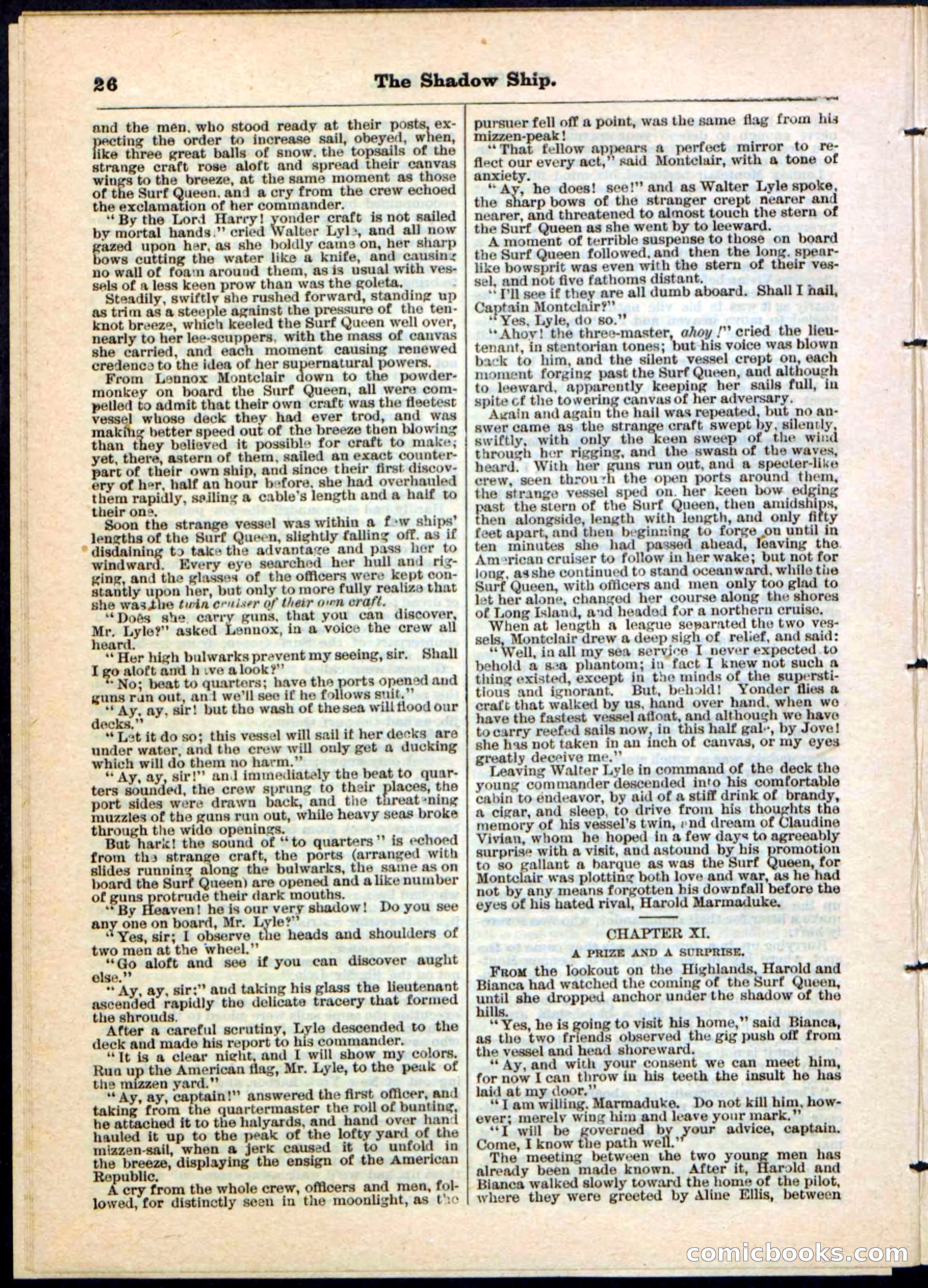 The Shadow Ship; or, The Rival Lieutenants — page 26 of 32