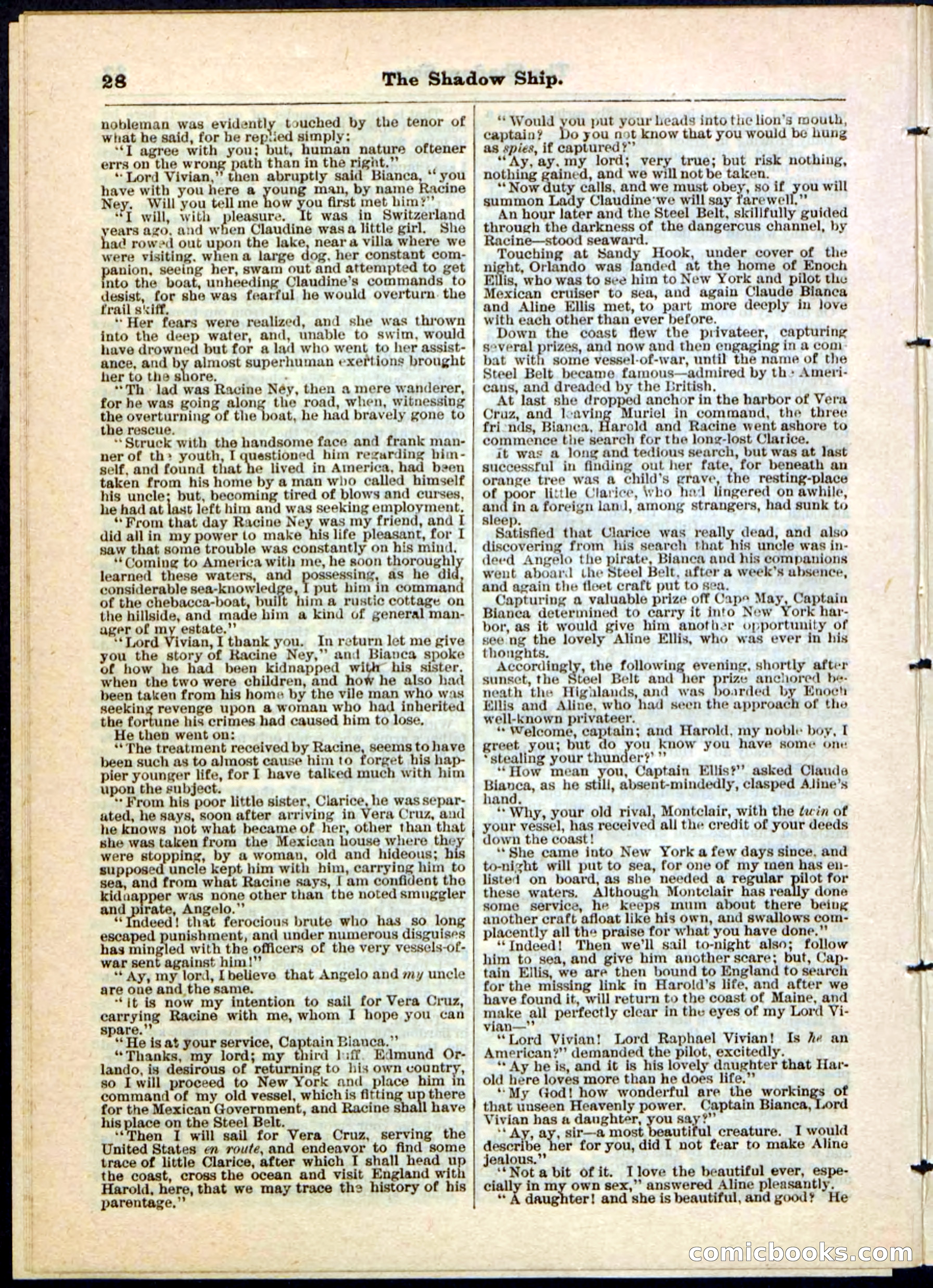 The Shadow Ship; or, The Rival Lieutenants — page 28 of 32