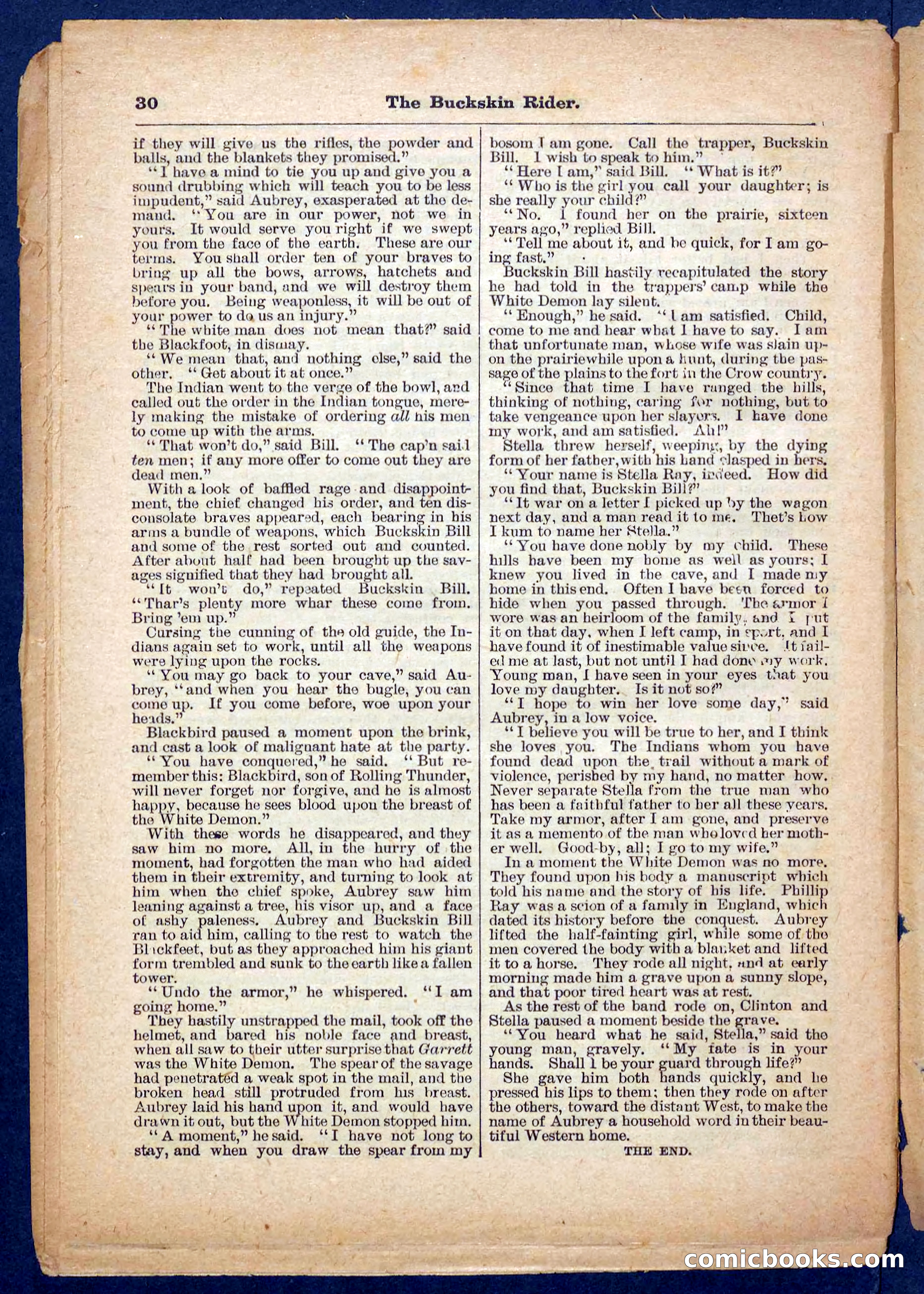The Buckskin Rider — page 30 of 32