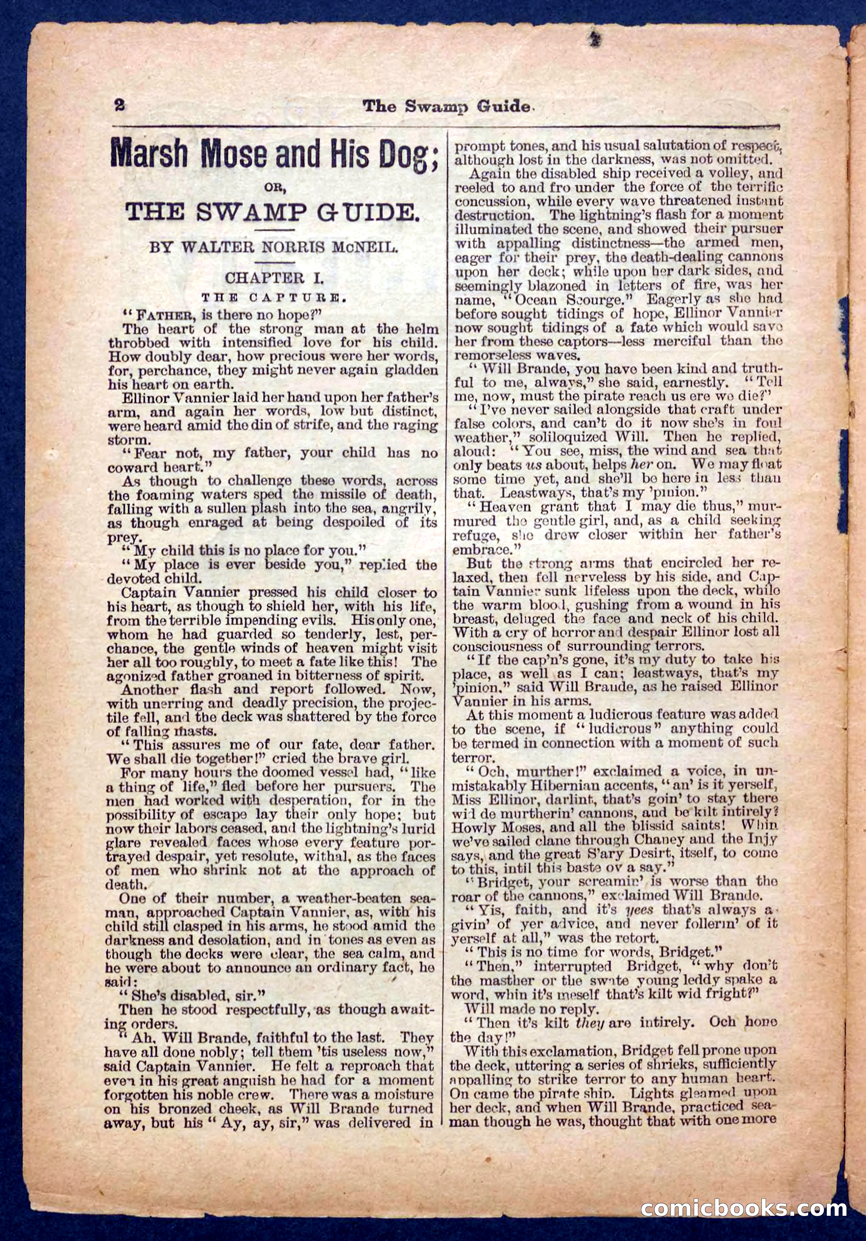 Beadle's Pocket Library No. 467: March Mose and His Dog — page 2 of 32