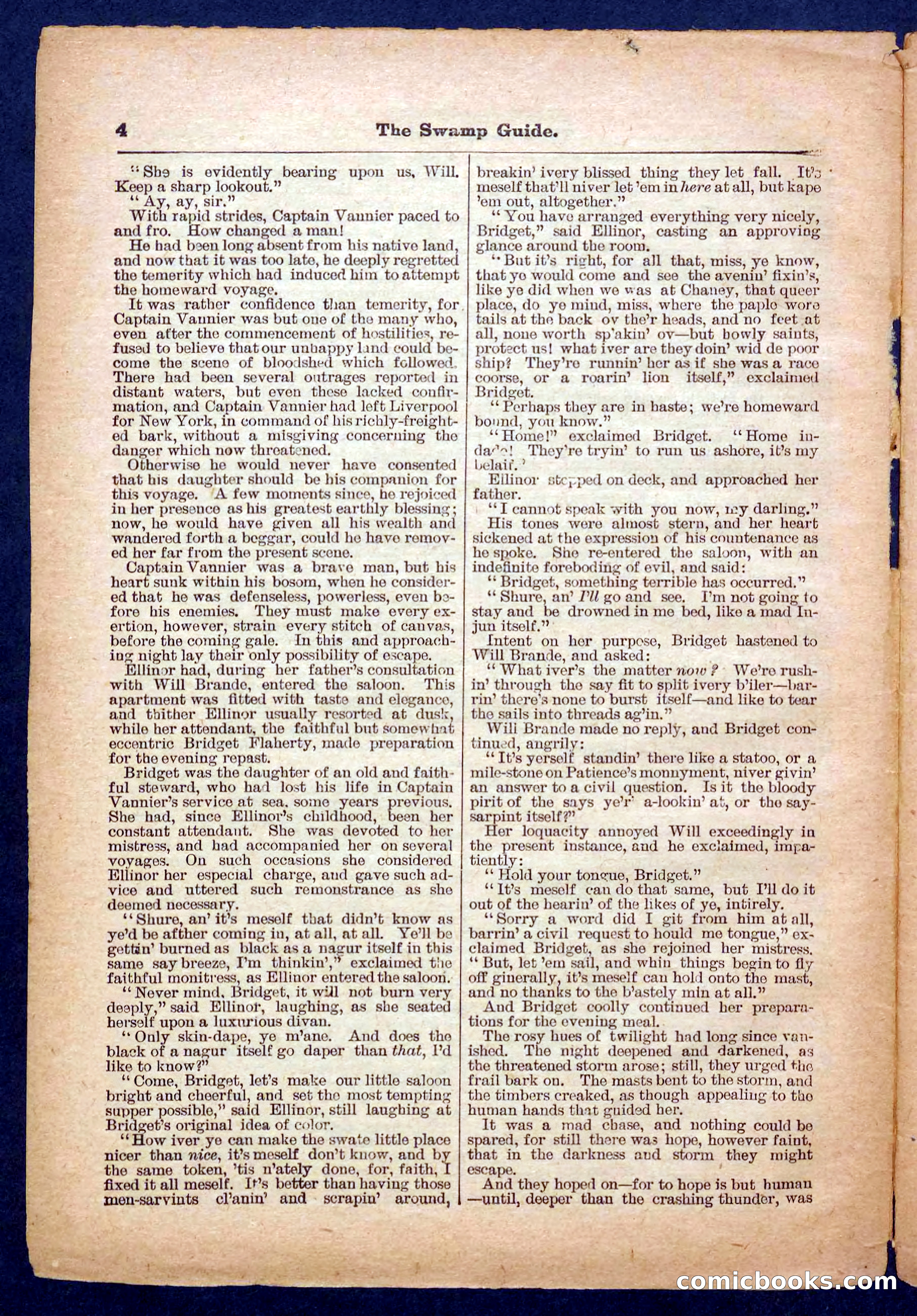 Beadle's Pocket Library No. 467: March Mose and His Dog — page 4 of 32