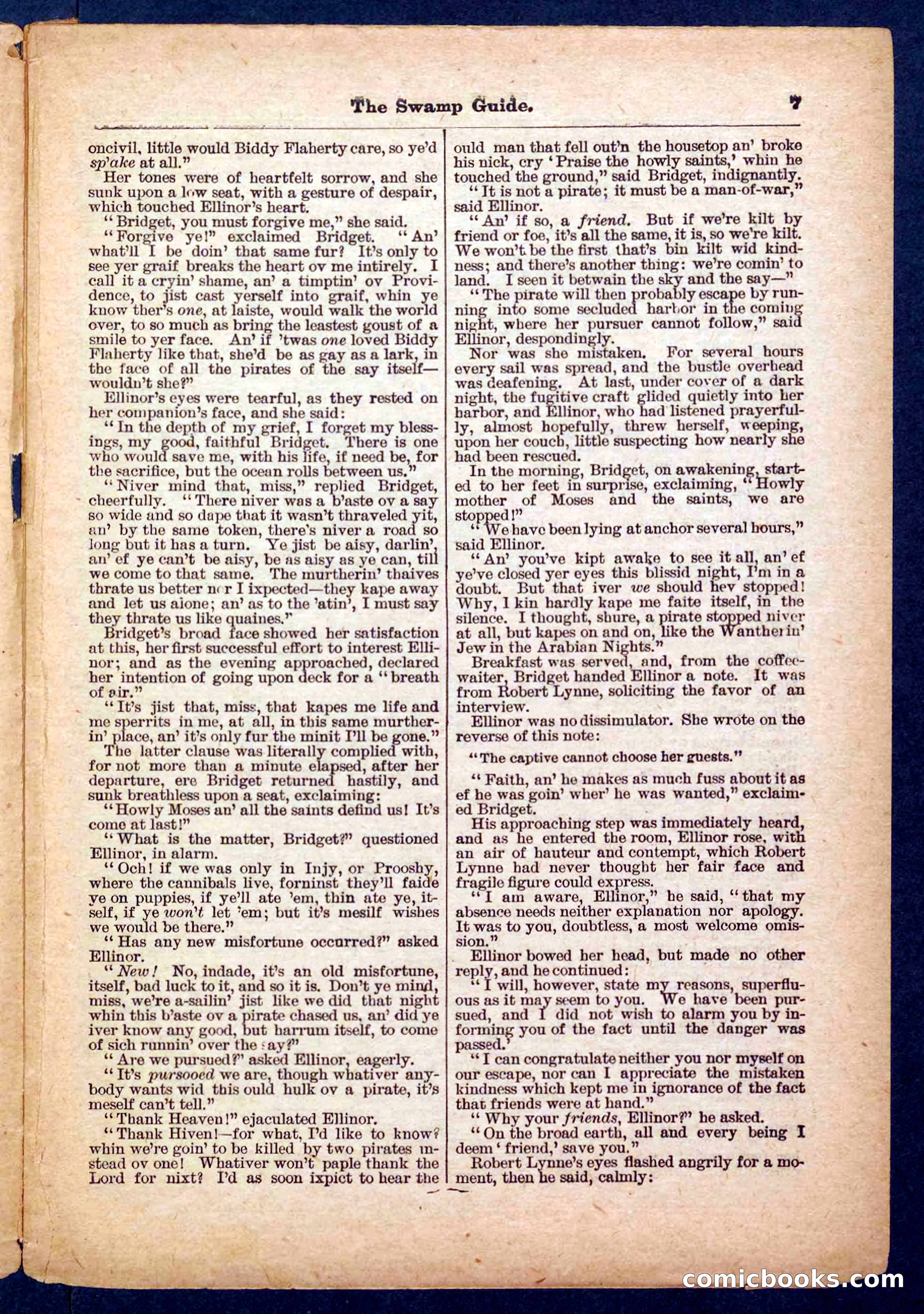 Beadle's Pocket Library No. 467: March Mose and His Dog — page 7 of 32