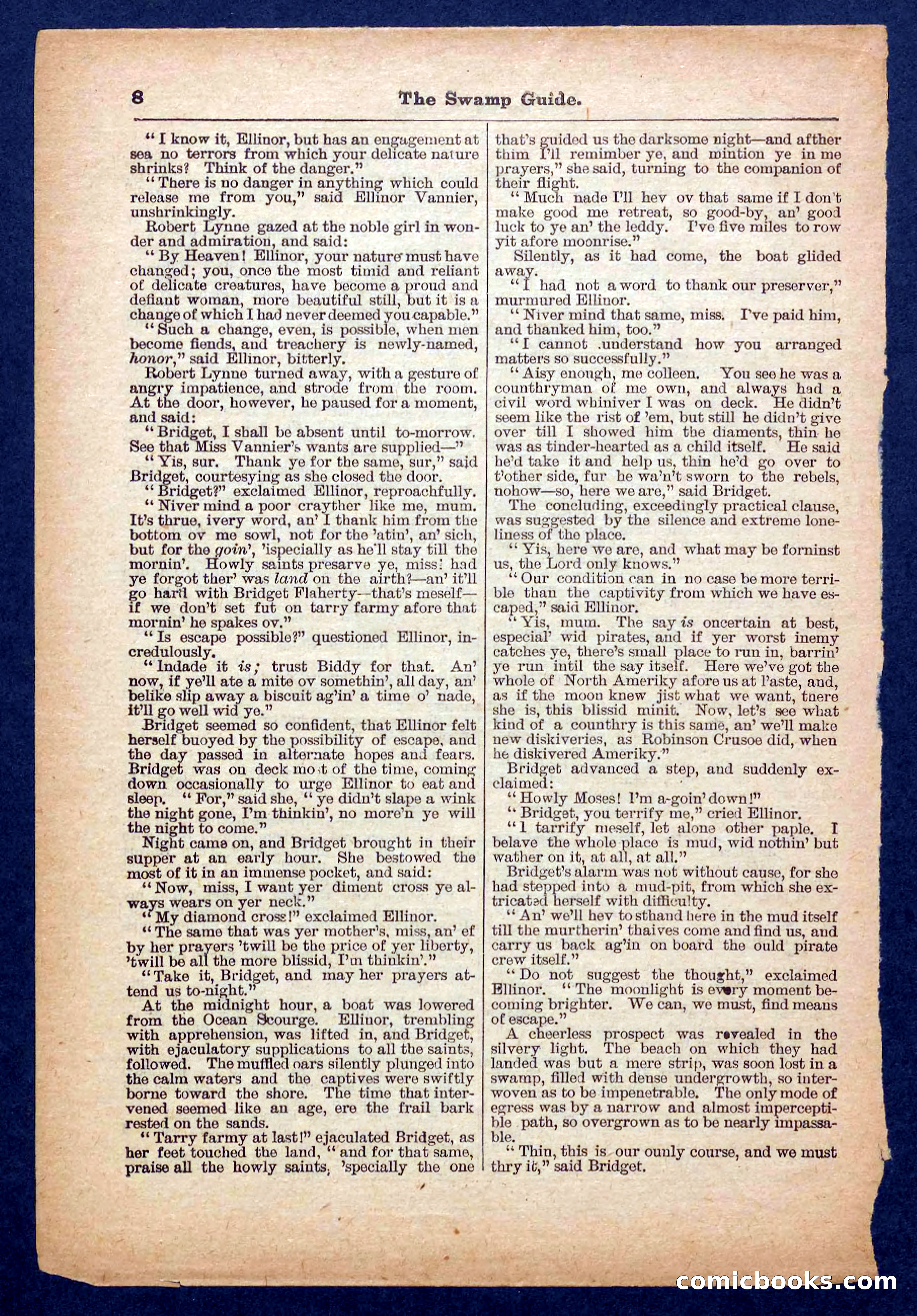 Beadle's Pocket Library No. 467: March Mose and His Dog — page 8 of 32