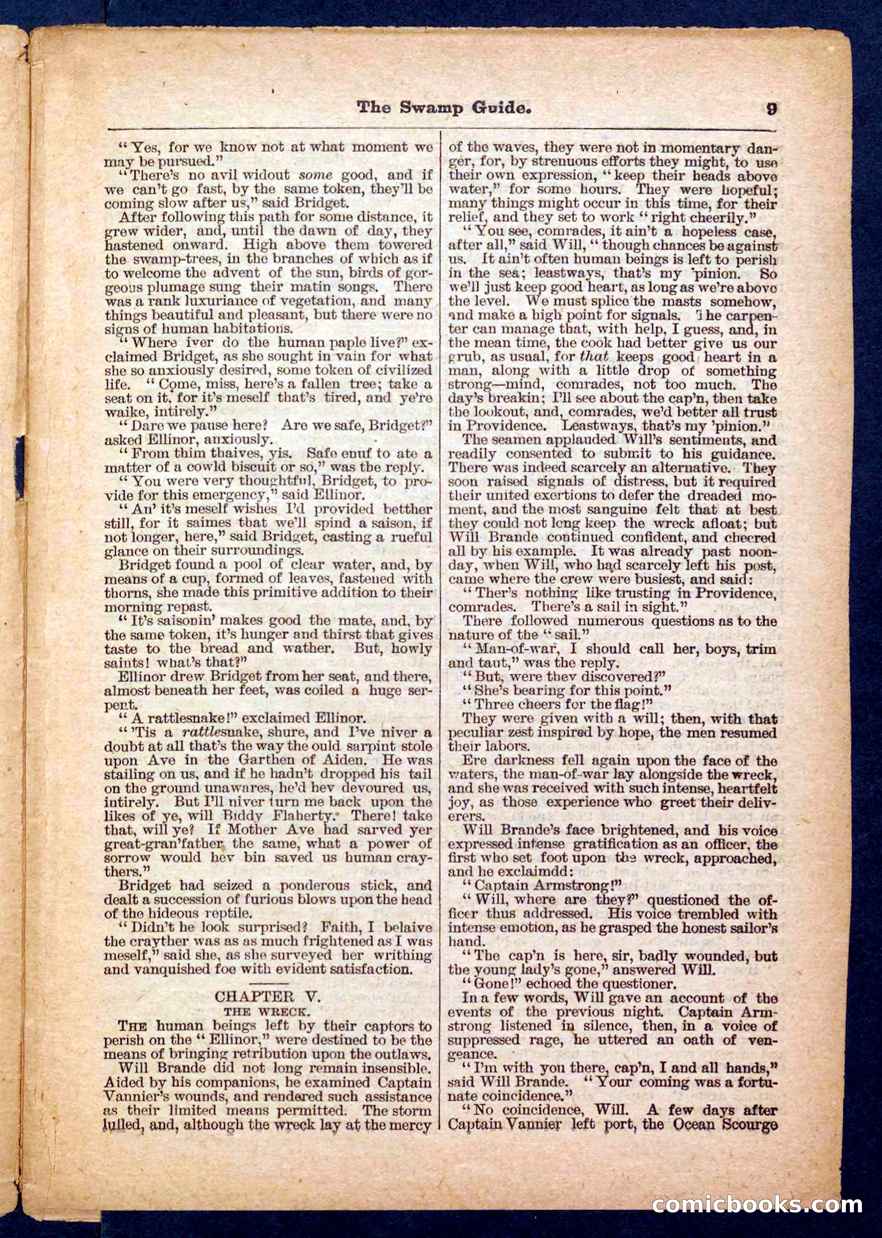 Beadle's Pocket Library No. 467: March Mose and His Dog — page 9 of 32