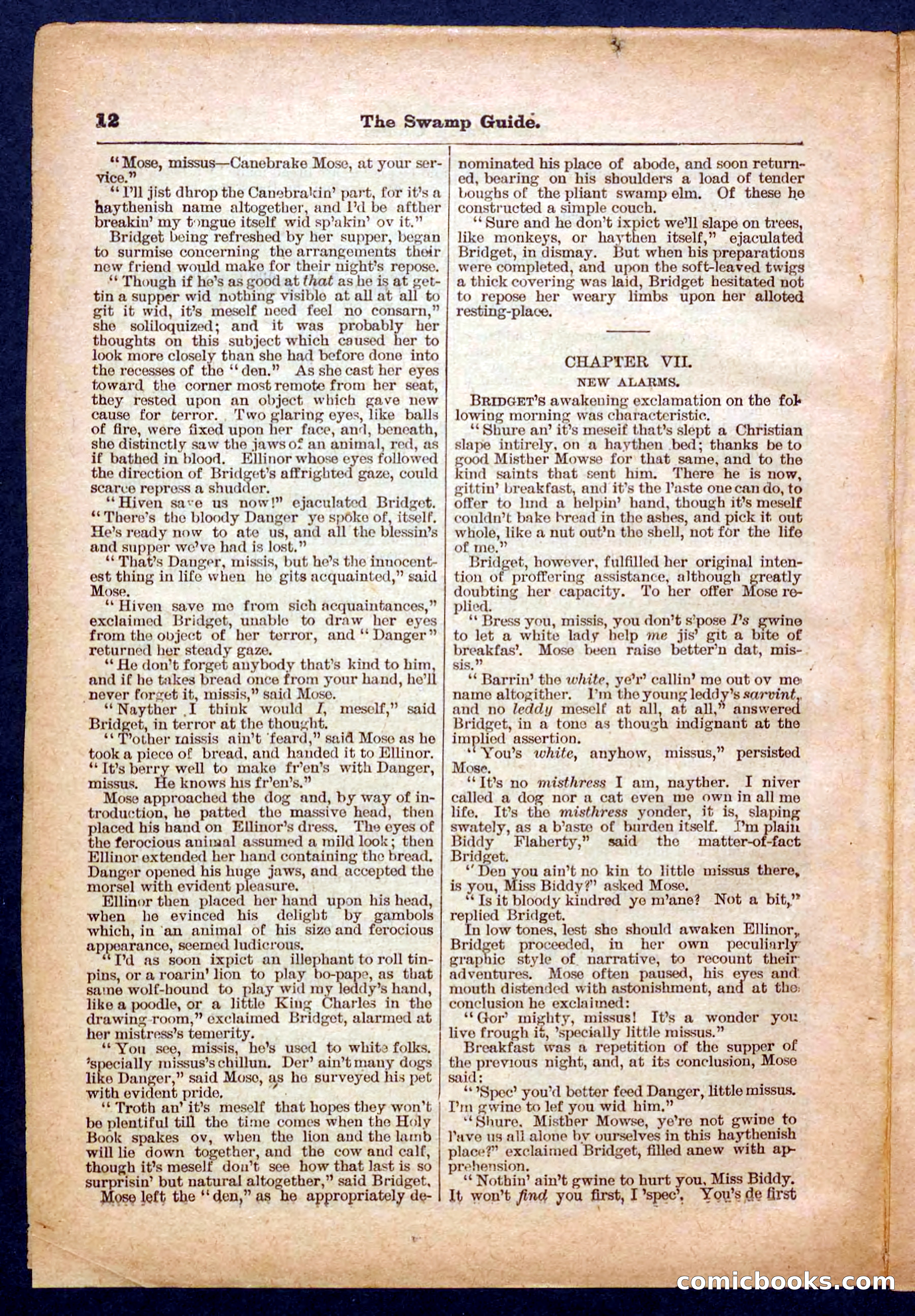 Beadle's Pocket Library No. 467: March Mose and His Dog — page 12 of 32
