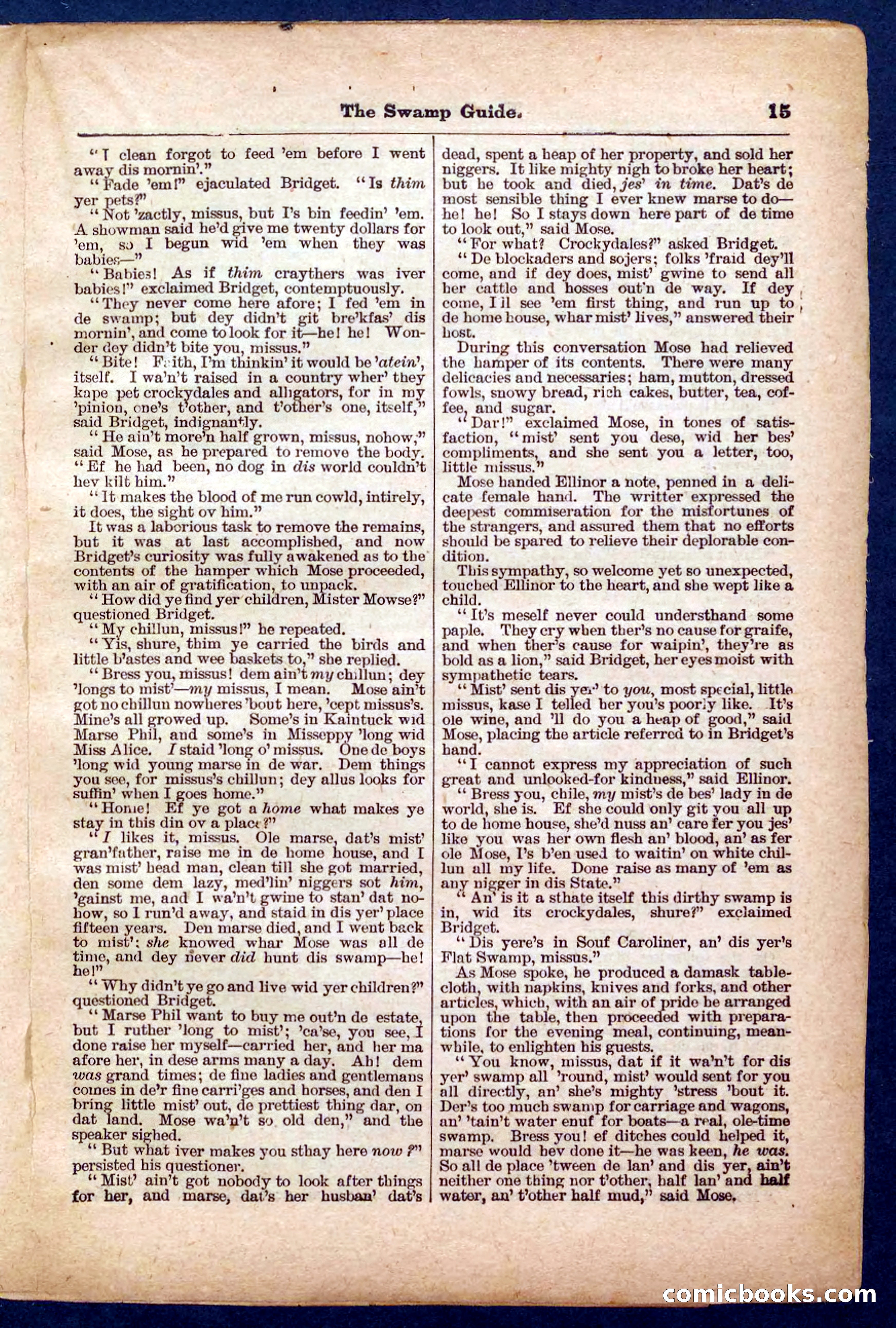 Beadle's Pocket Library No. 467: March Mose and His Dog — page 15 of 32