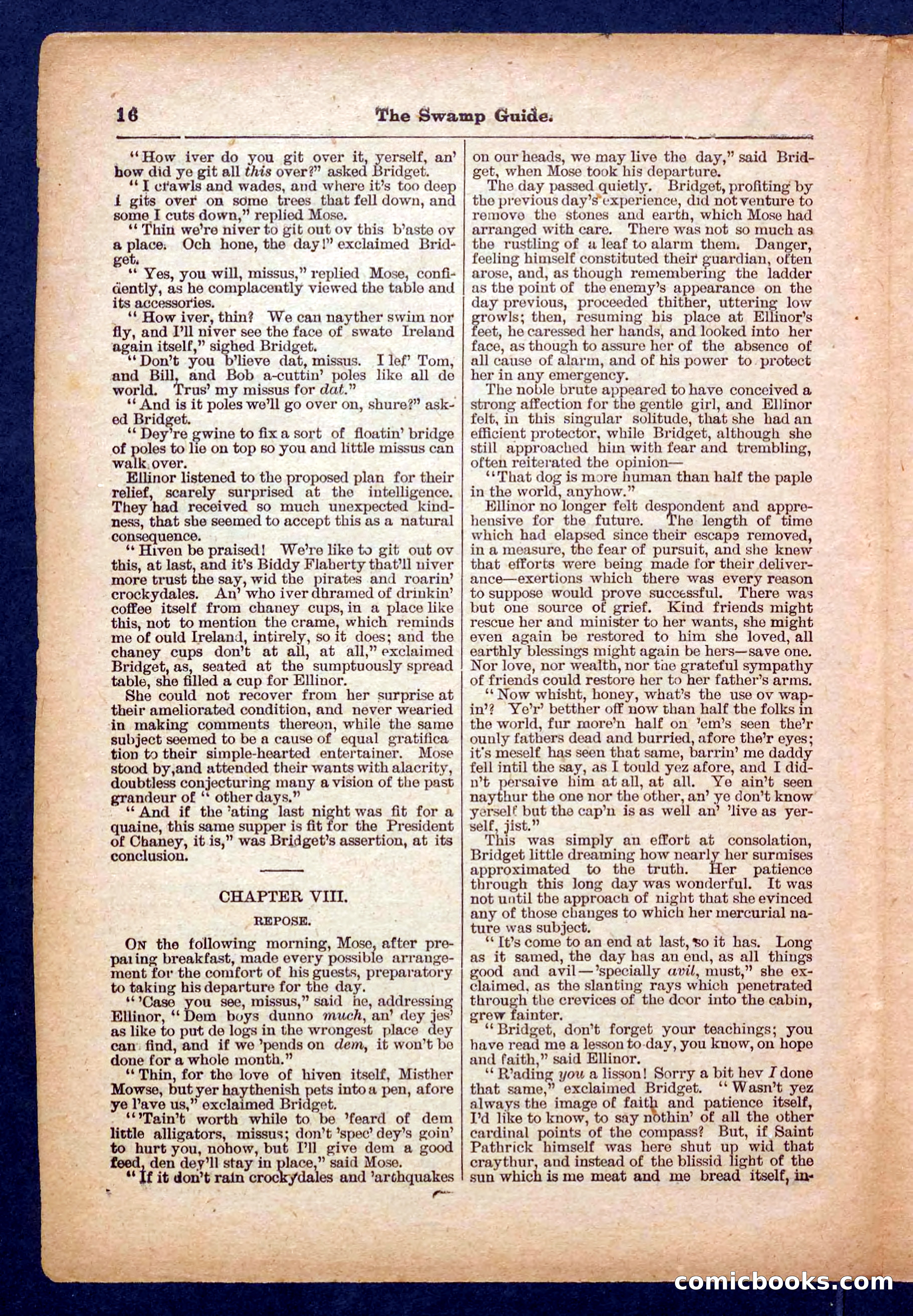 Beadle's Pocket Library No. 467: March Mose and His Dog — page 16 of 32
