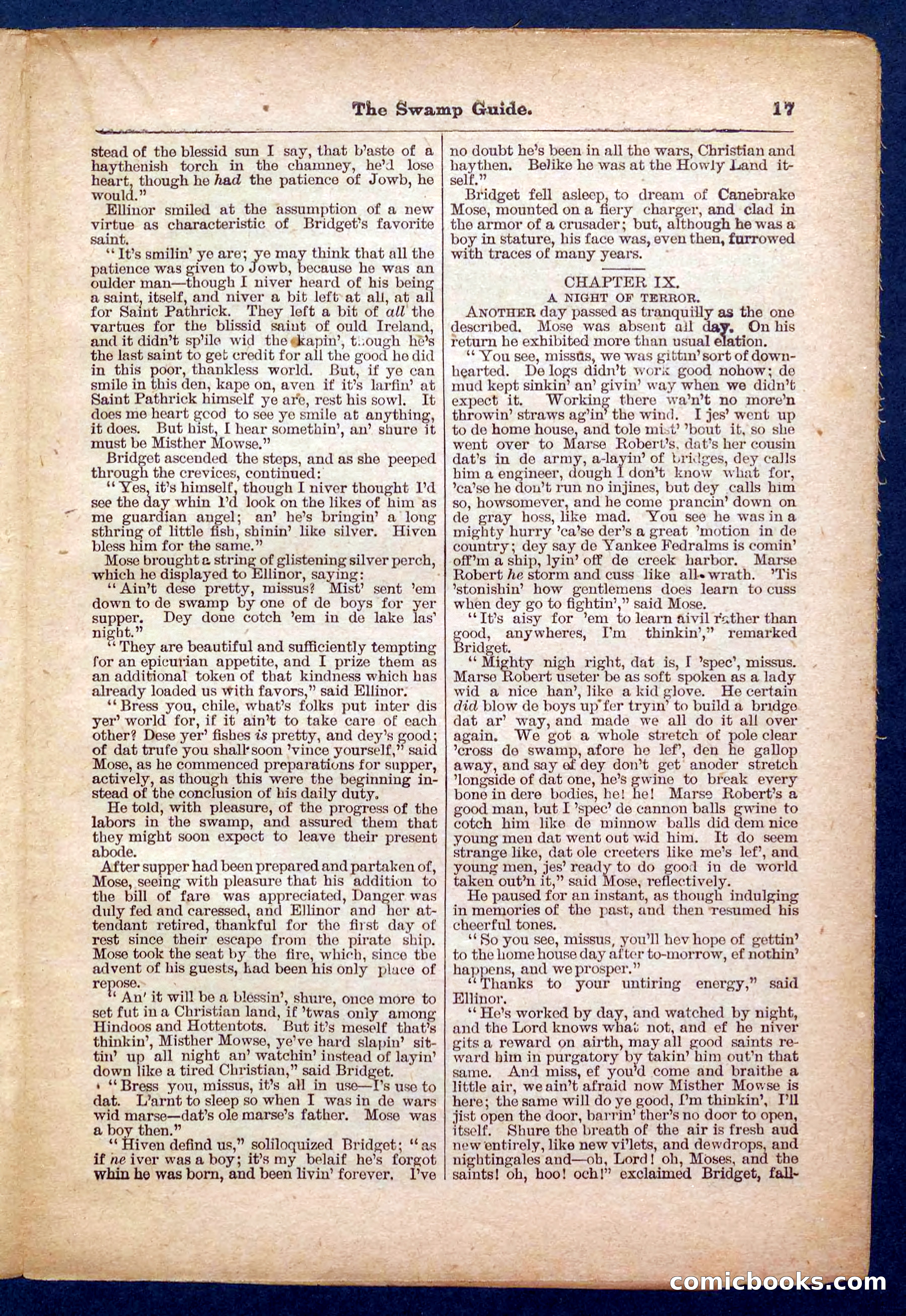 Beadle's Pocket Library No. 467: March Mose and His Dog — page 17 of 32