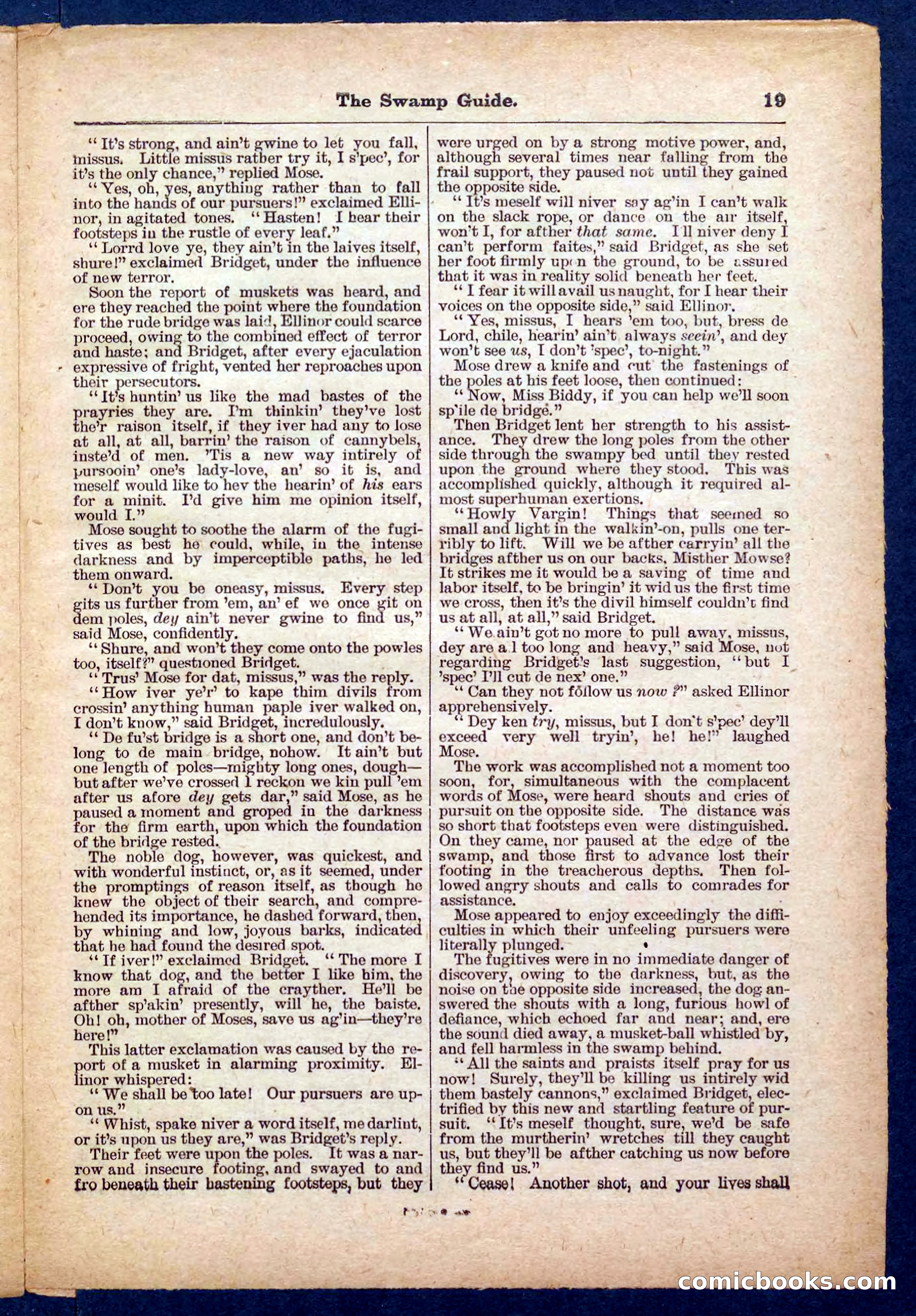 Beadle's Pocket Library No. 467: March Mose and His Dog — page 19 of 32