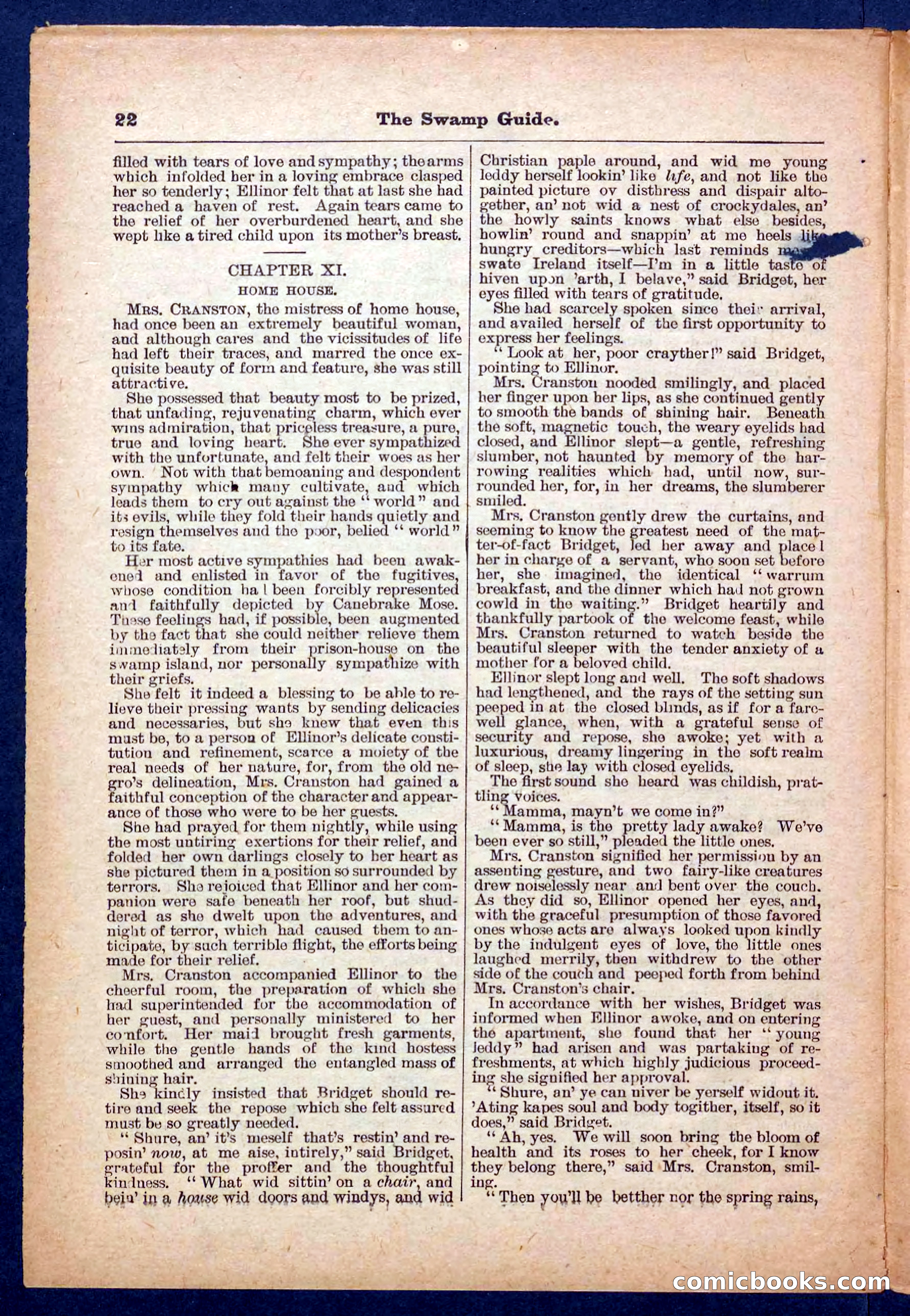 Beadle's Pocket Library No. 467: March Mose and His Dog — page 22 of 32