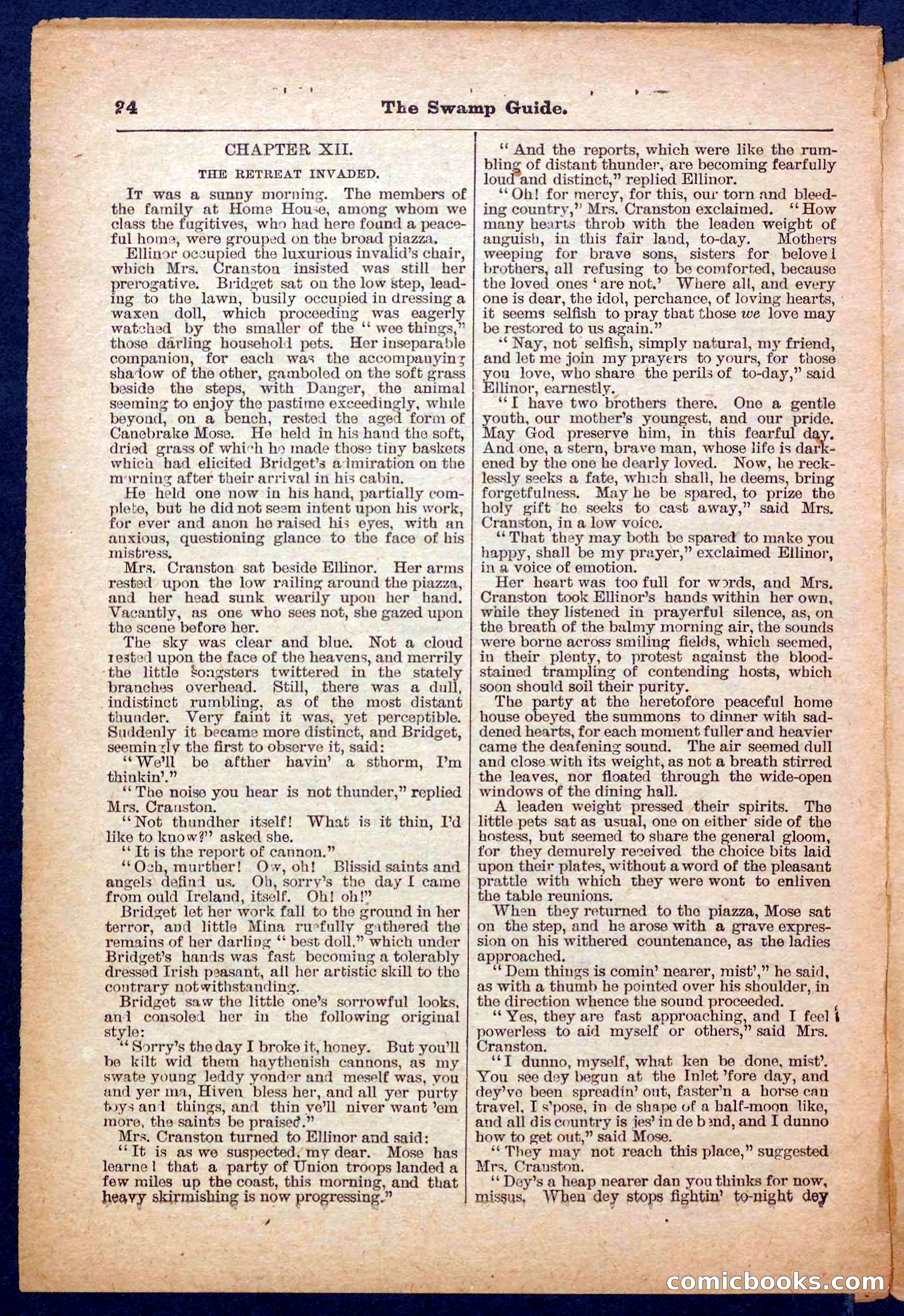 Beadle's Pocket Library No. 467: March Mose and His Dog — page 24 of 32