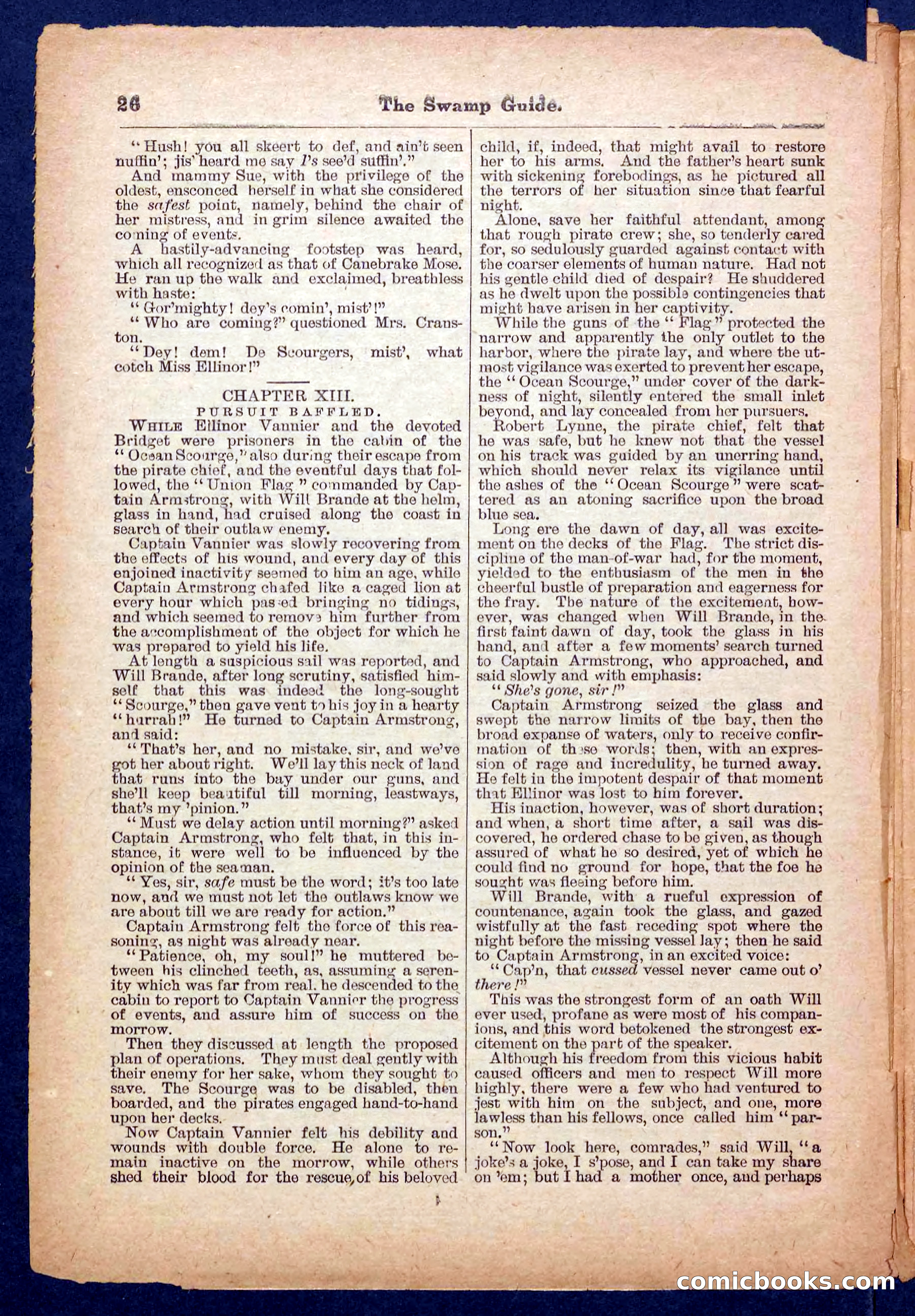 Beadle's Pocket Library No. 467: March Mose and His Dog — page 26 of 32