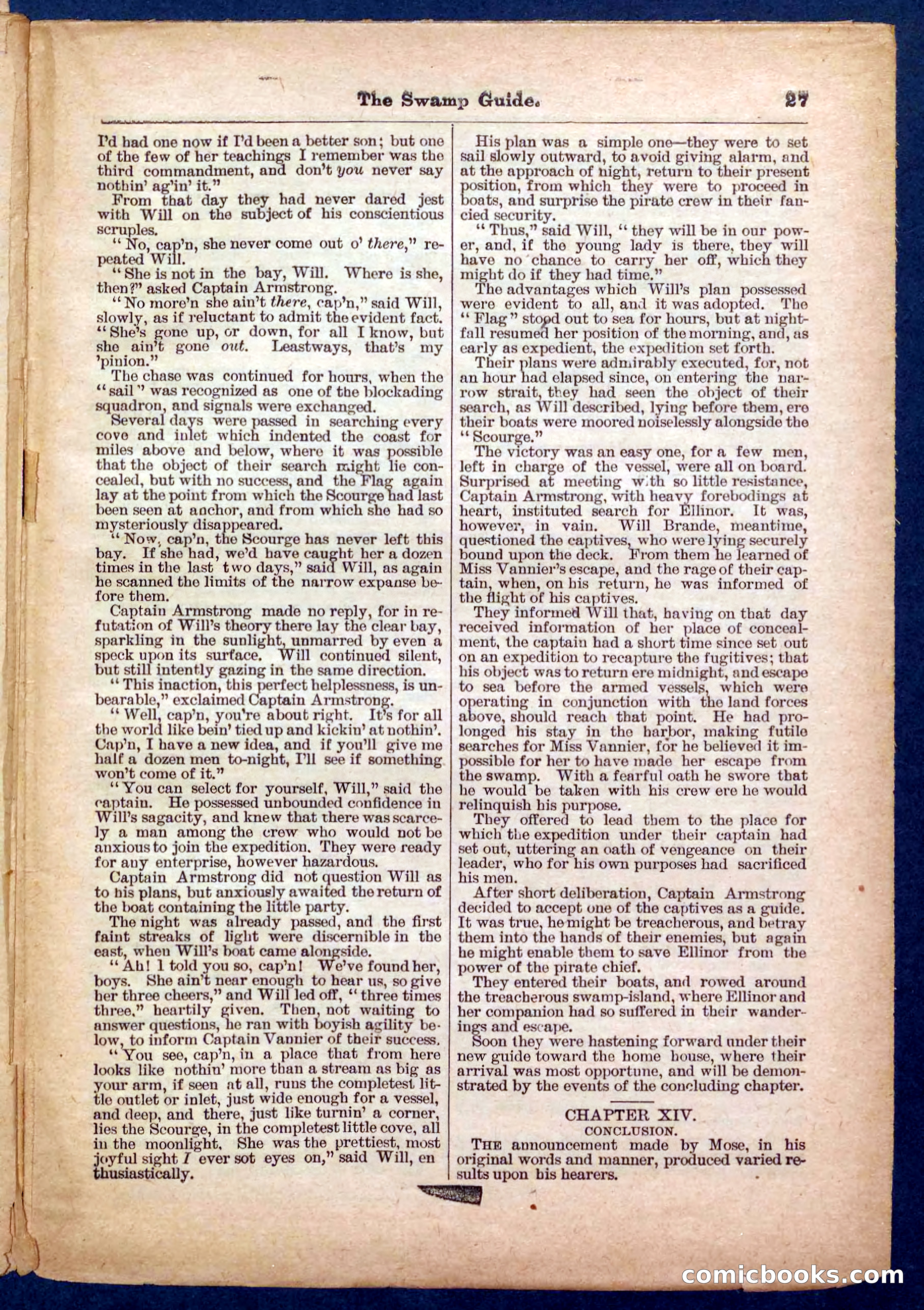 Beadle's Pocket Library No. 467: March Mose and His Dog — page 27 of 32