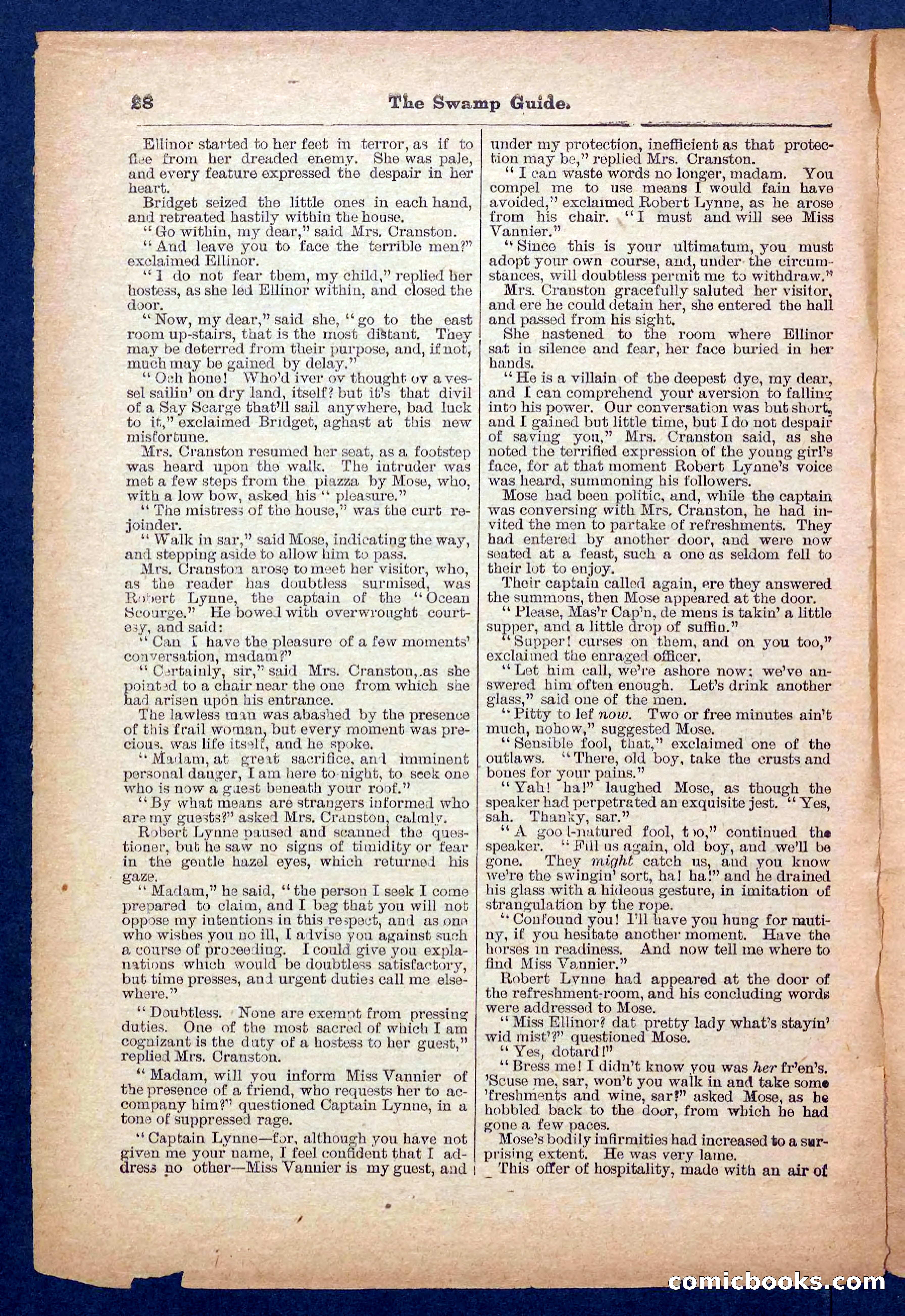 Beadle's Pocket Library No. 467: March Mose and His Dog — page 28 of 32