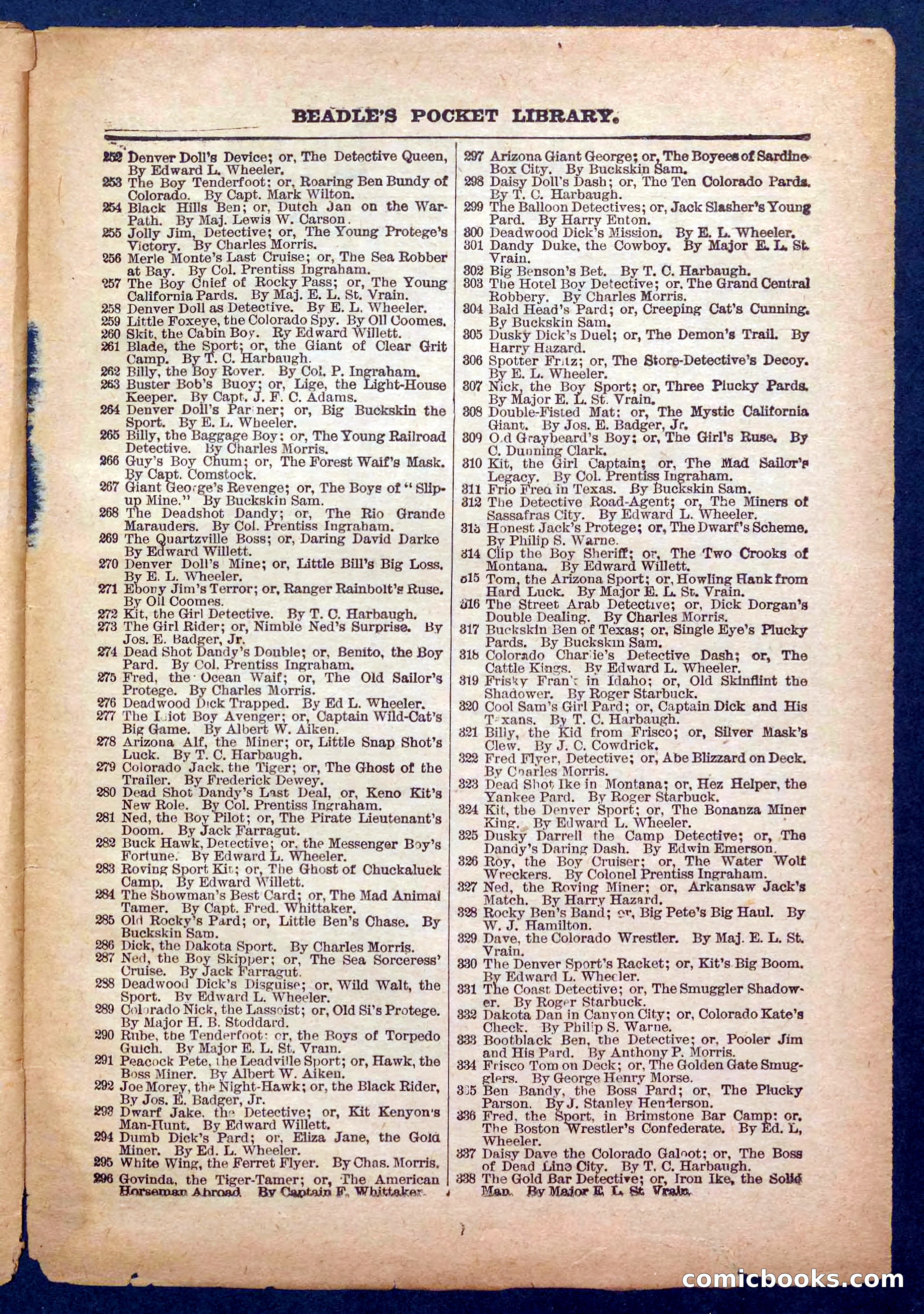 Beadle's Pocket Library No. 467: March Mose and His Dog — page 31 of 32