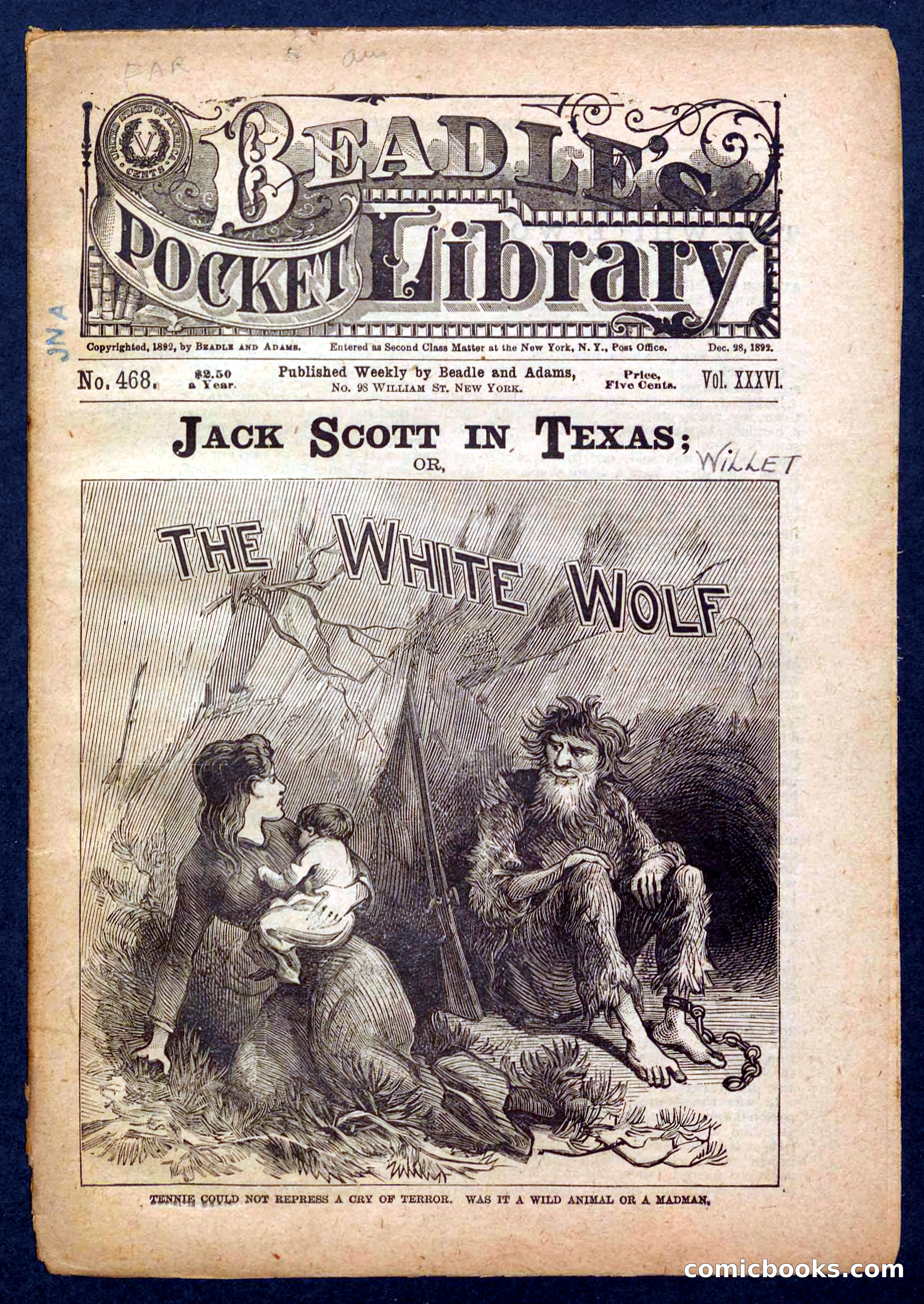 Jack Scott in Texas; or, The White Wolf