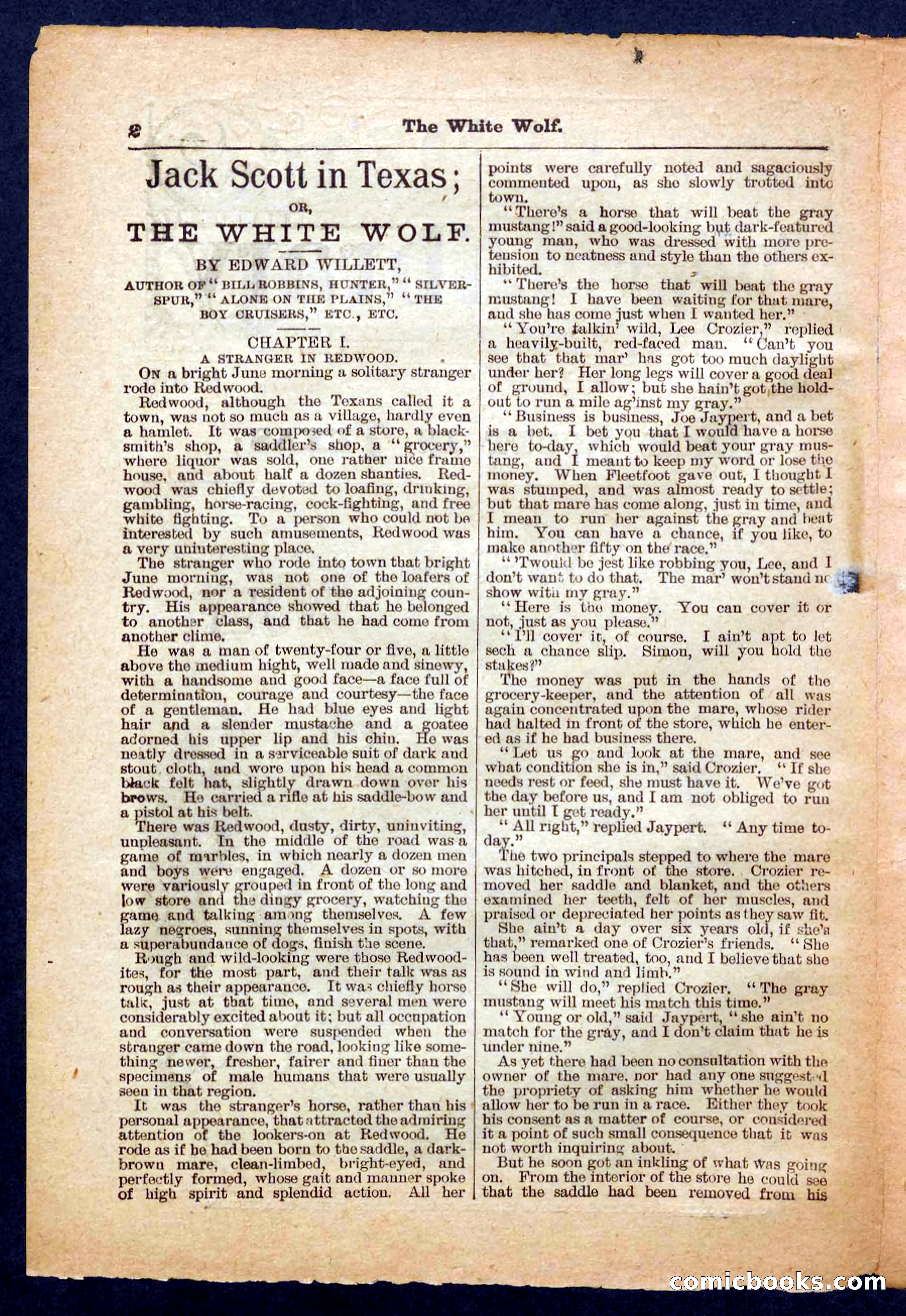 Jack Scott in Texas; or, The White Wolf — page 2 of 32