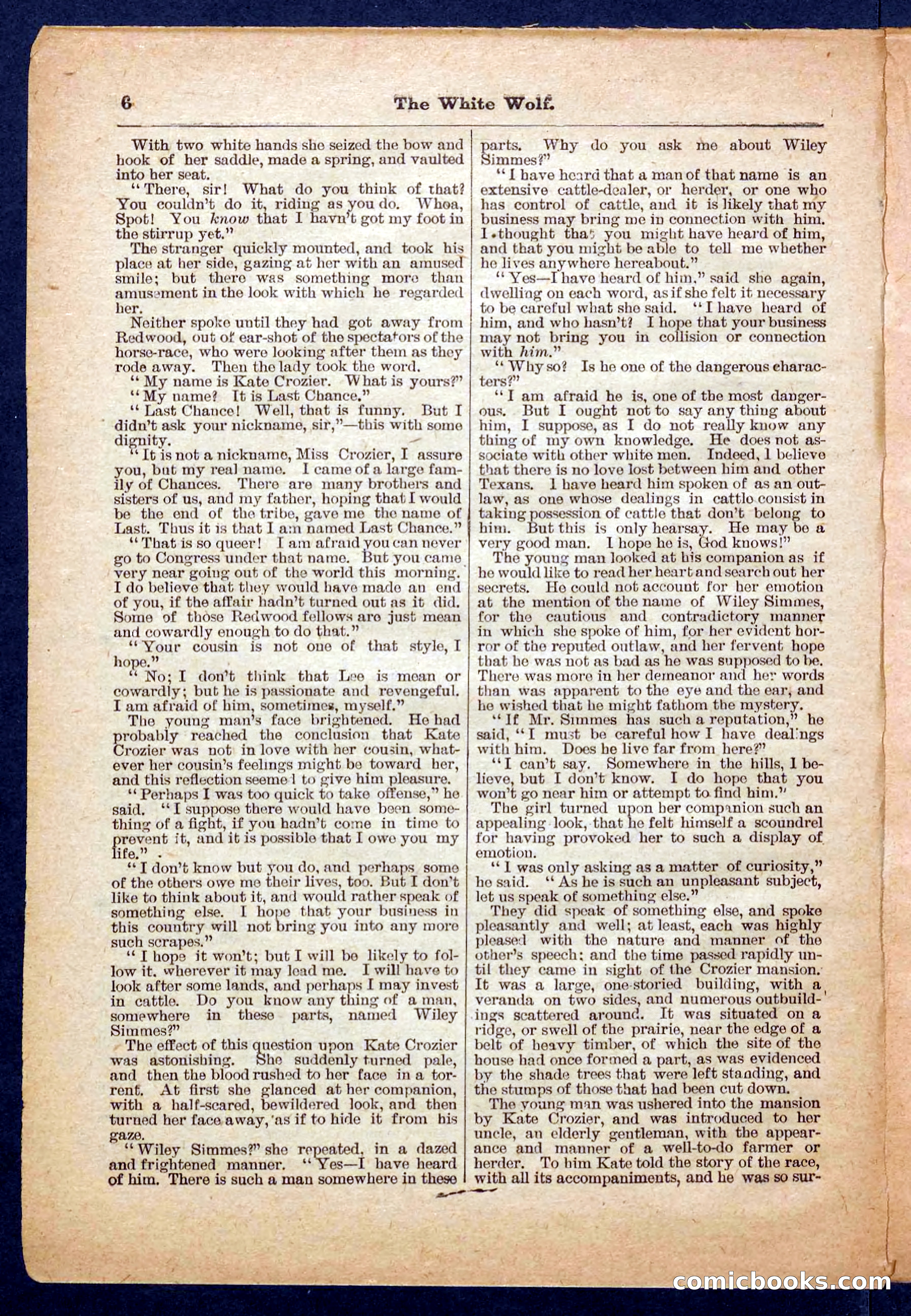 Jack Scott in Texas; or, The White Wolf — page 6 of 32