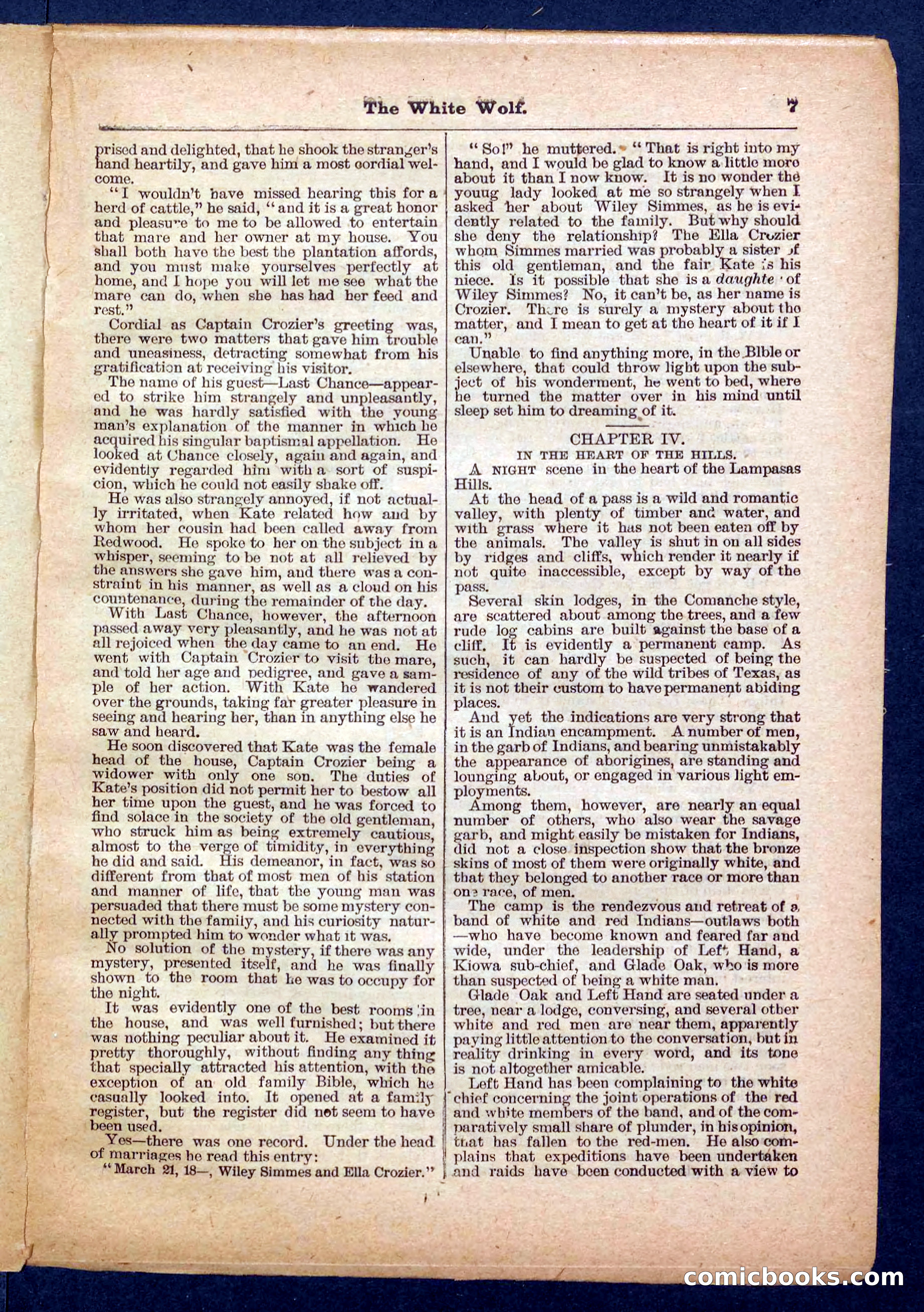 Jack Scott in Texas; or, The White Wolf — page 7 of 32