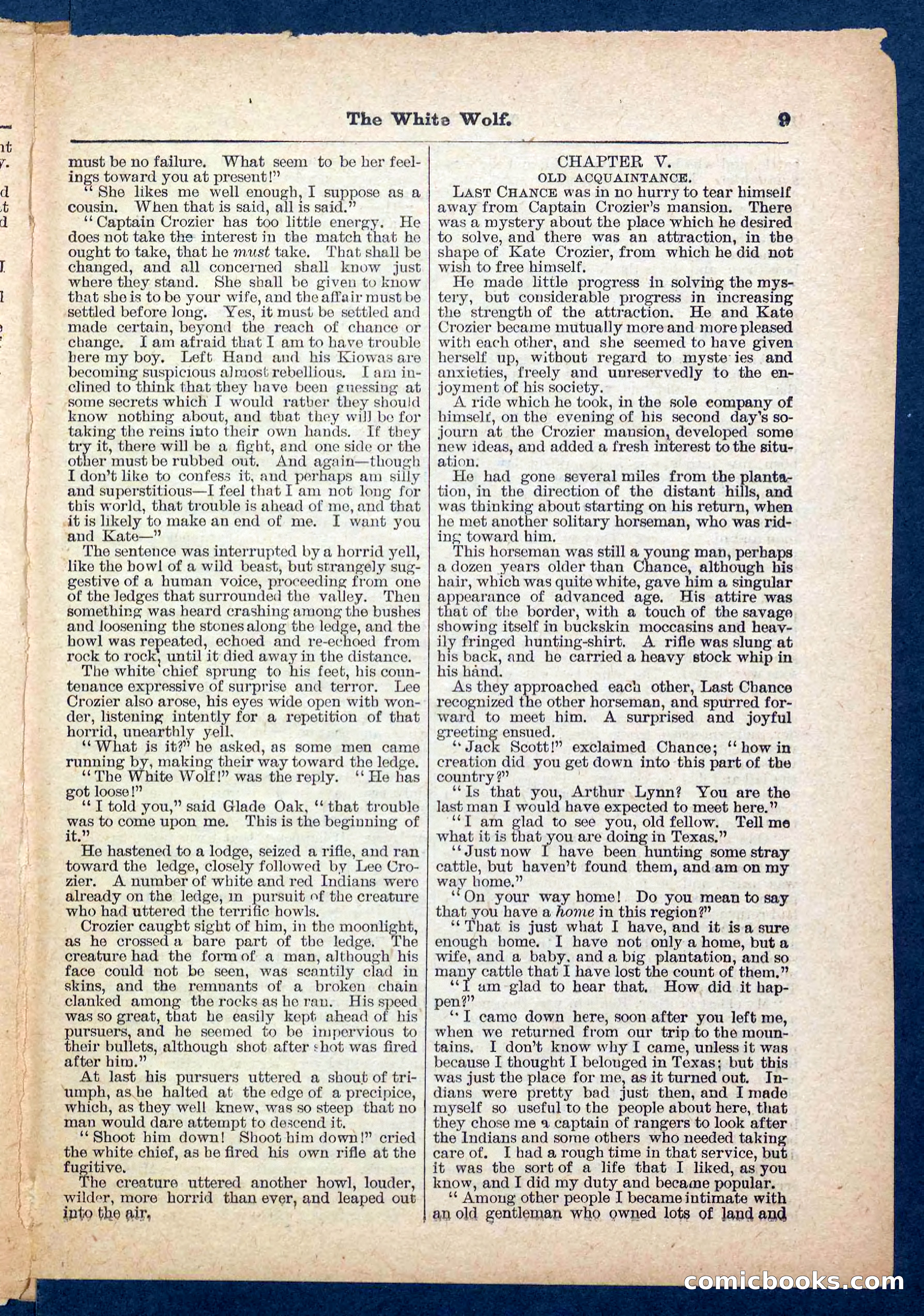 Jack Scott in Texas; or, The White Wolf — page 9 of 32