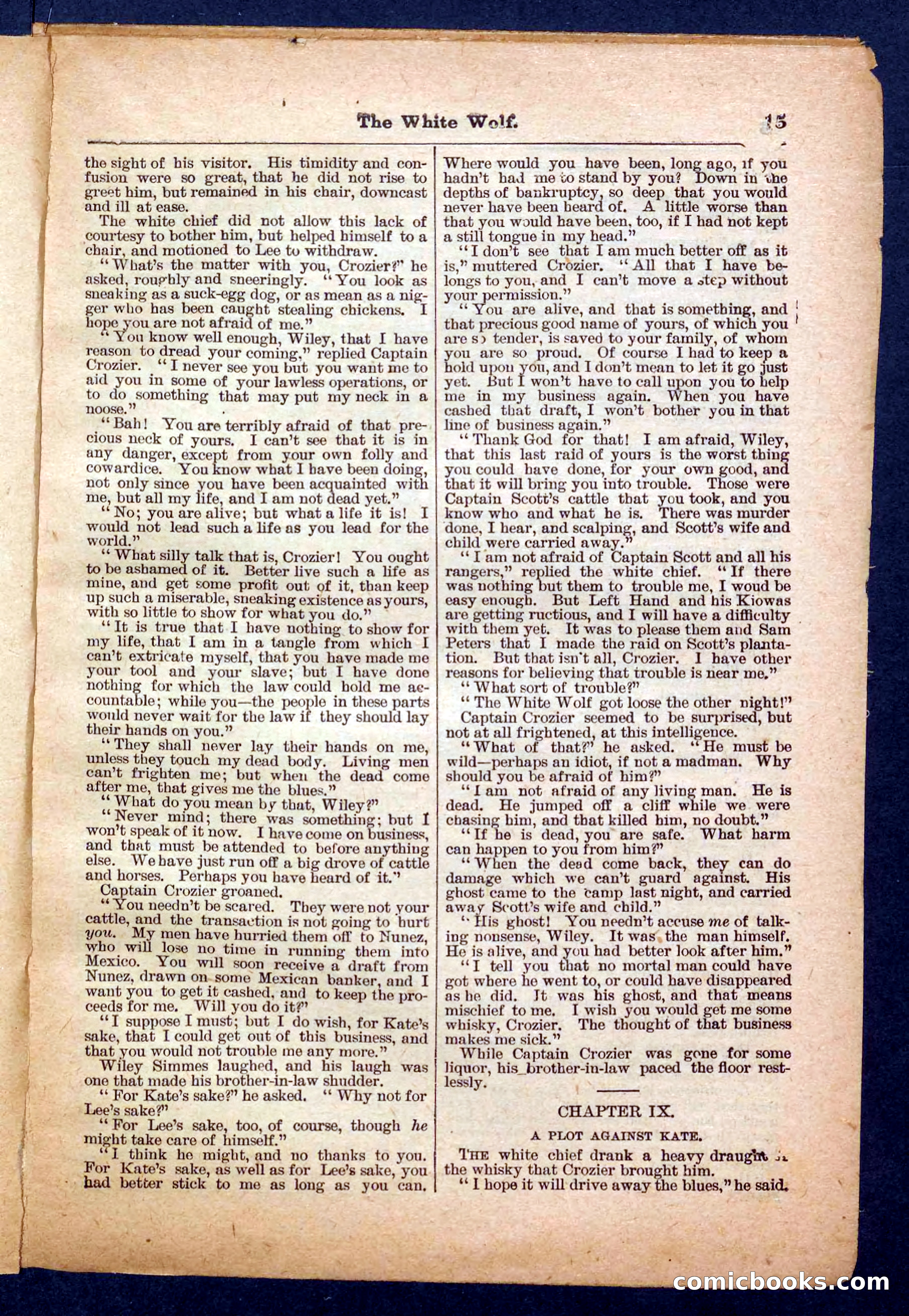 Jack Scott in Texas; or, The White Wolf — page 15 of 32