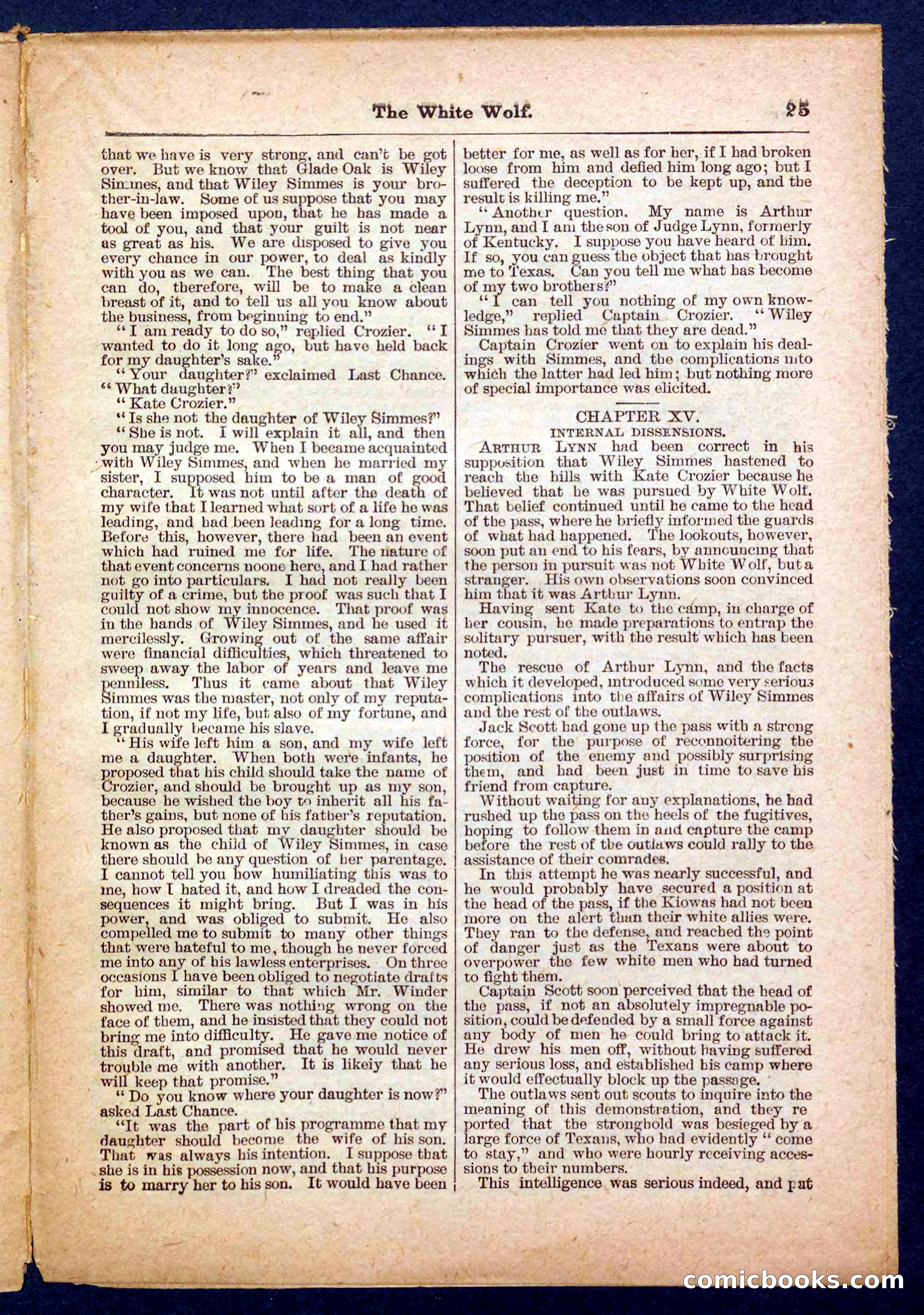 Jack Scott in Texas; or, The White Wolf — page 25 of 32