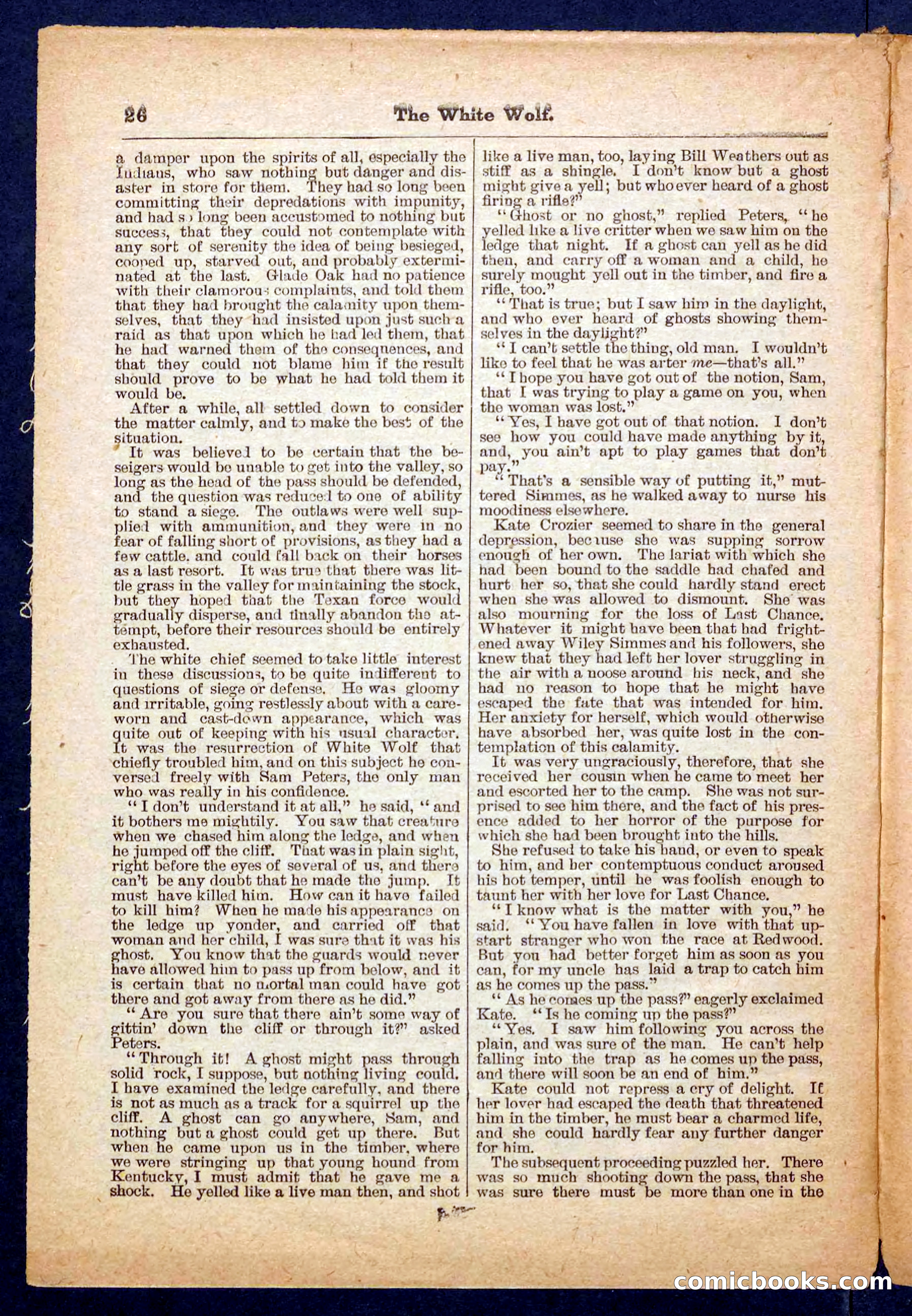 Jack Scott in Texas; or, The White Wolf — page 26 of 32