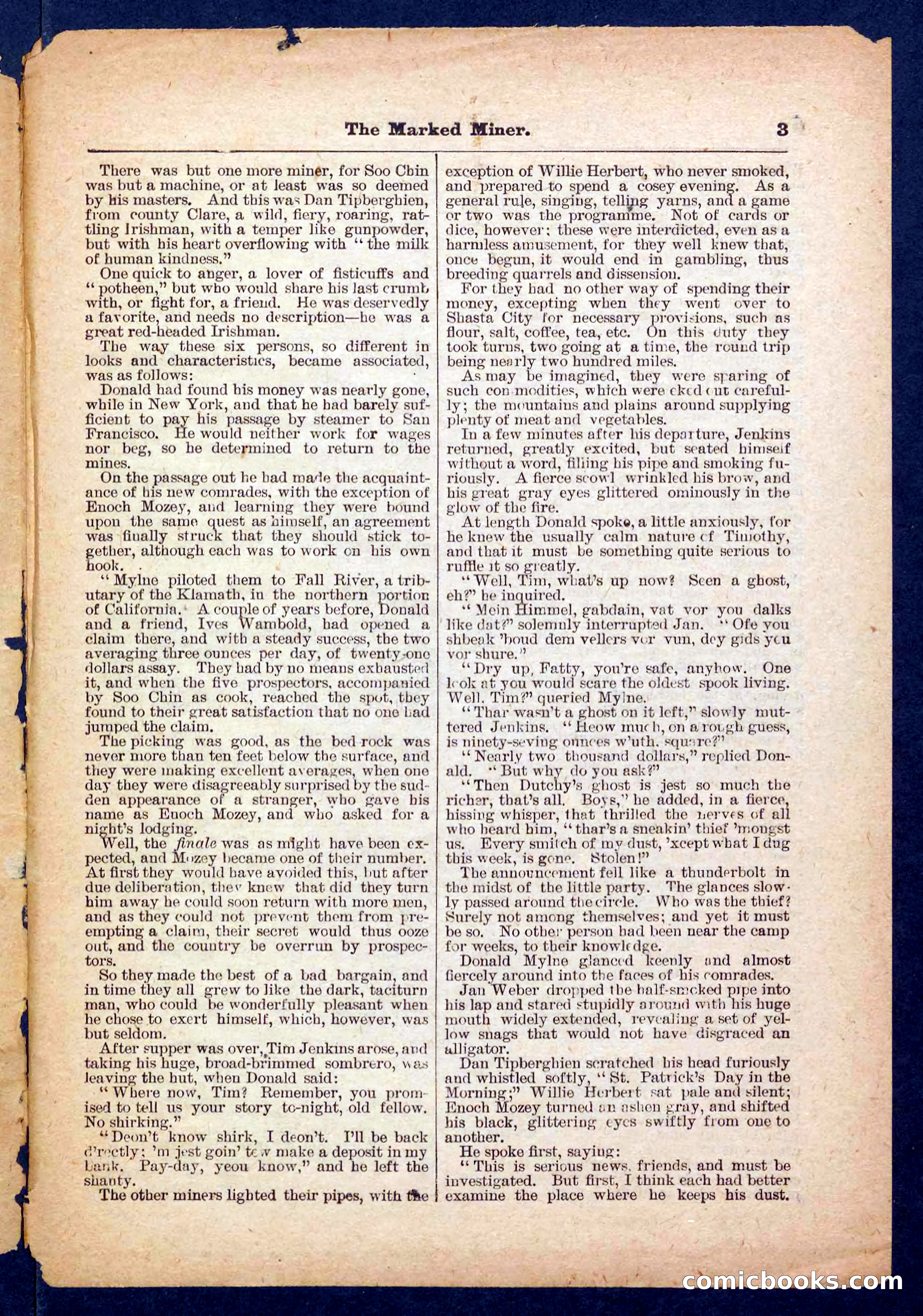 Beadle's Pocket Library No. 469: Donald's Death Shot — page 3 of 32