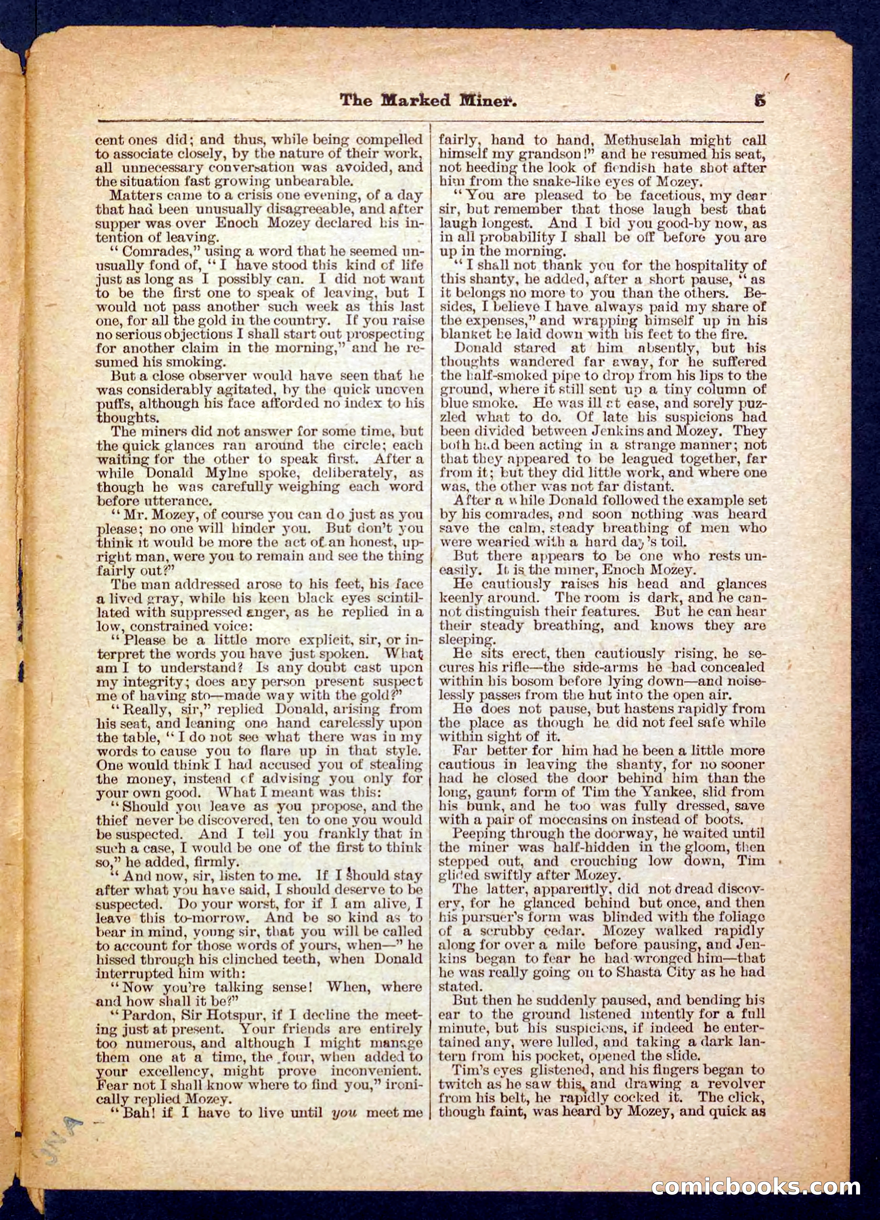 Beadle's Pocket Library No. 469: Donald's Death Shot — page 5 of 32