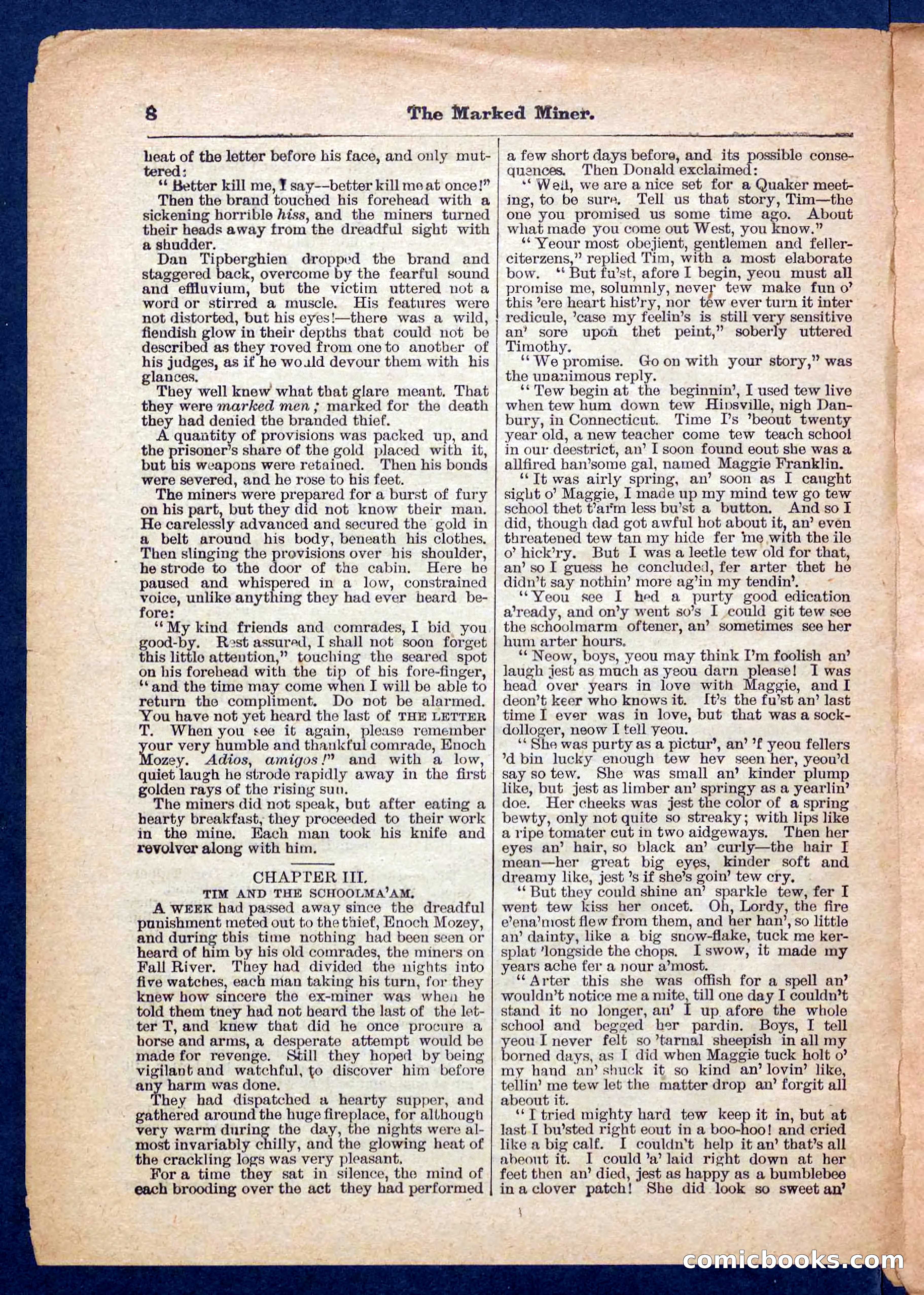 Beadle's Pocket Library No. 469: Donald's Death Shot — page 8 of 32