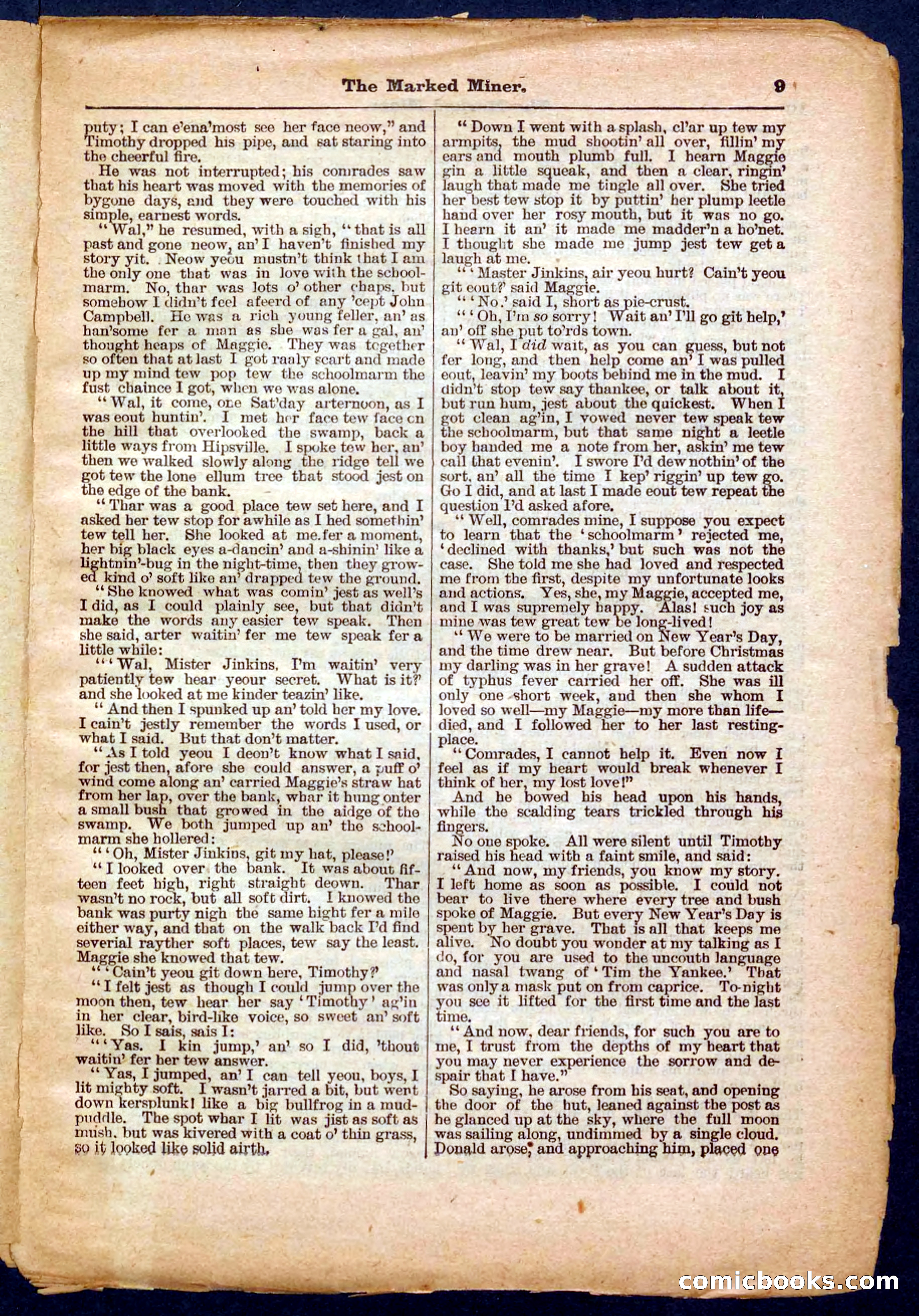 Beadle's Pocket Library No. 469: Donald's Death Shot — page 9 of 32