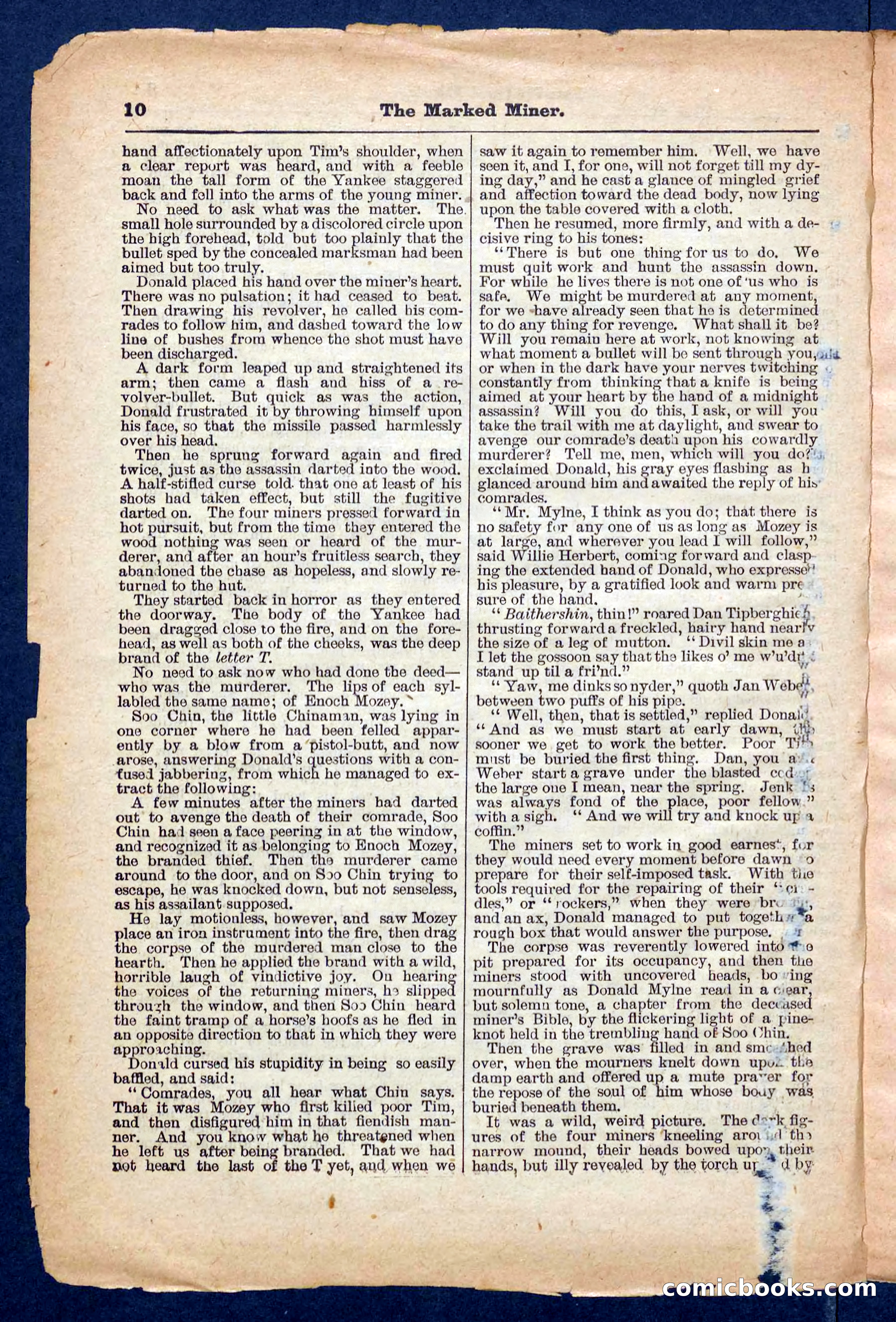 Beadle's Pocket Library No. 469: Donald's Death Shot — page 10 of 32