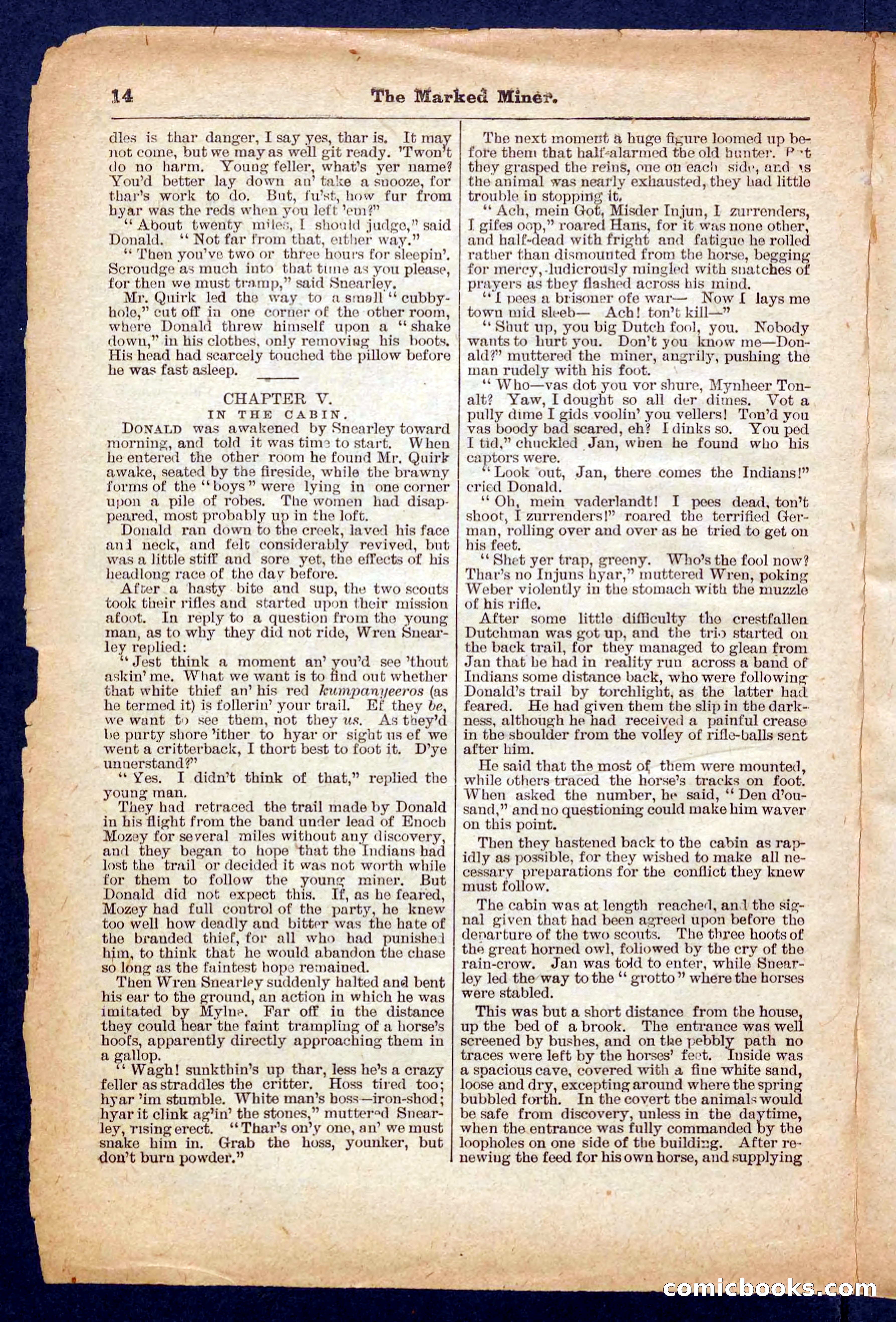 Beadle's Pocket Library No. 469: Donald's Death Shot — page 14 of 32