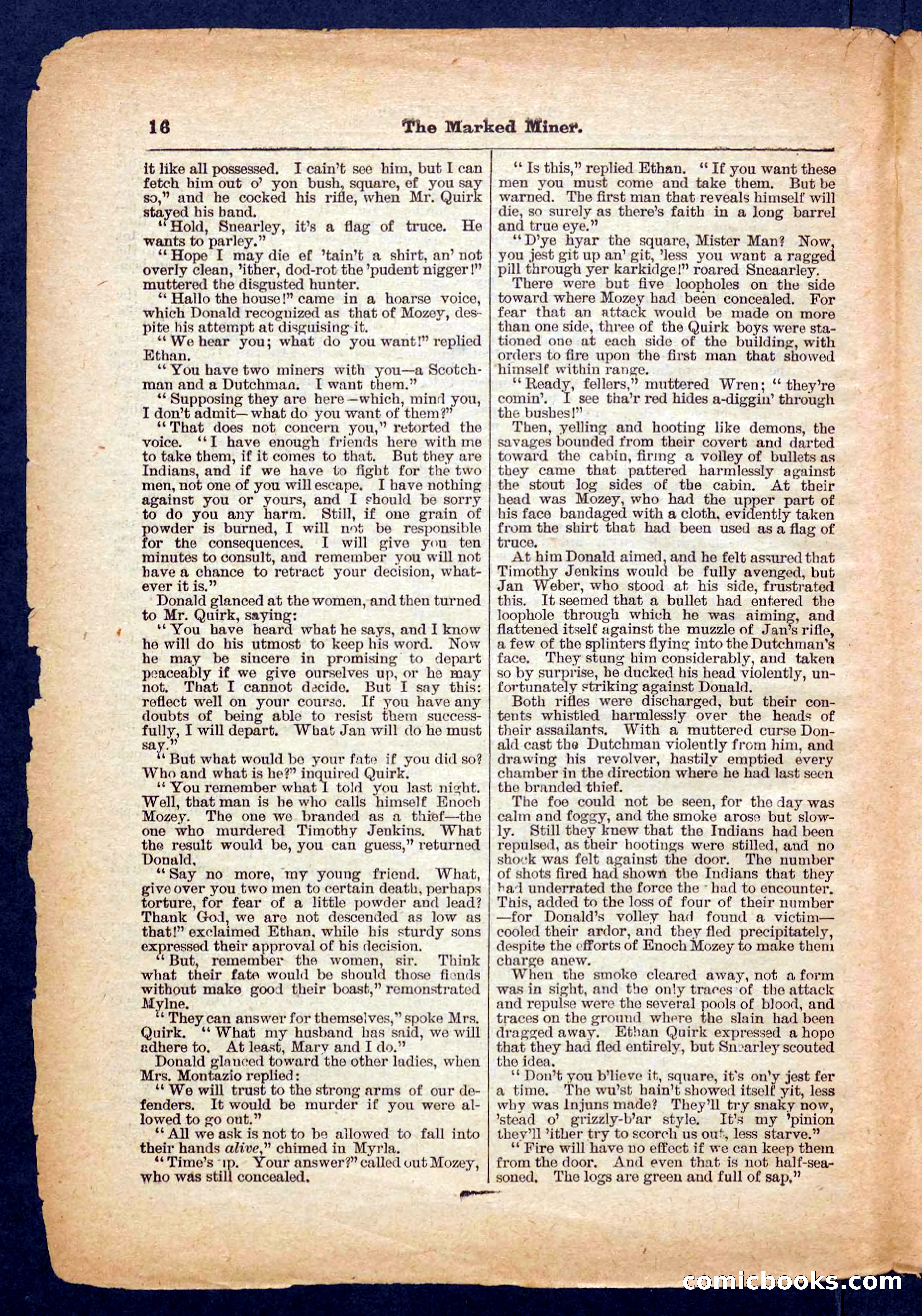 Beadle's Pocket Library No. 469: Donald's Death Shot — page 16 of 32
