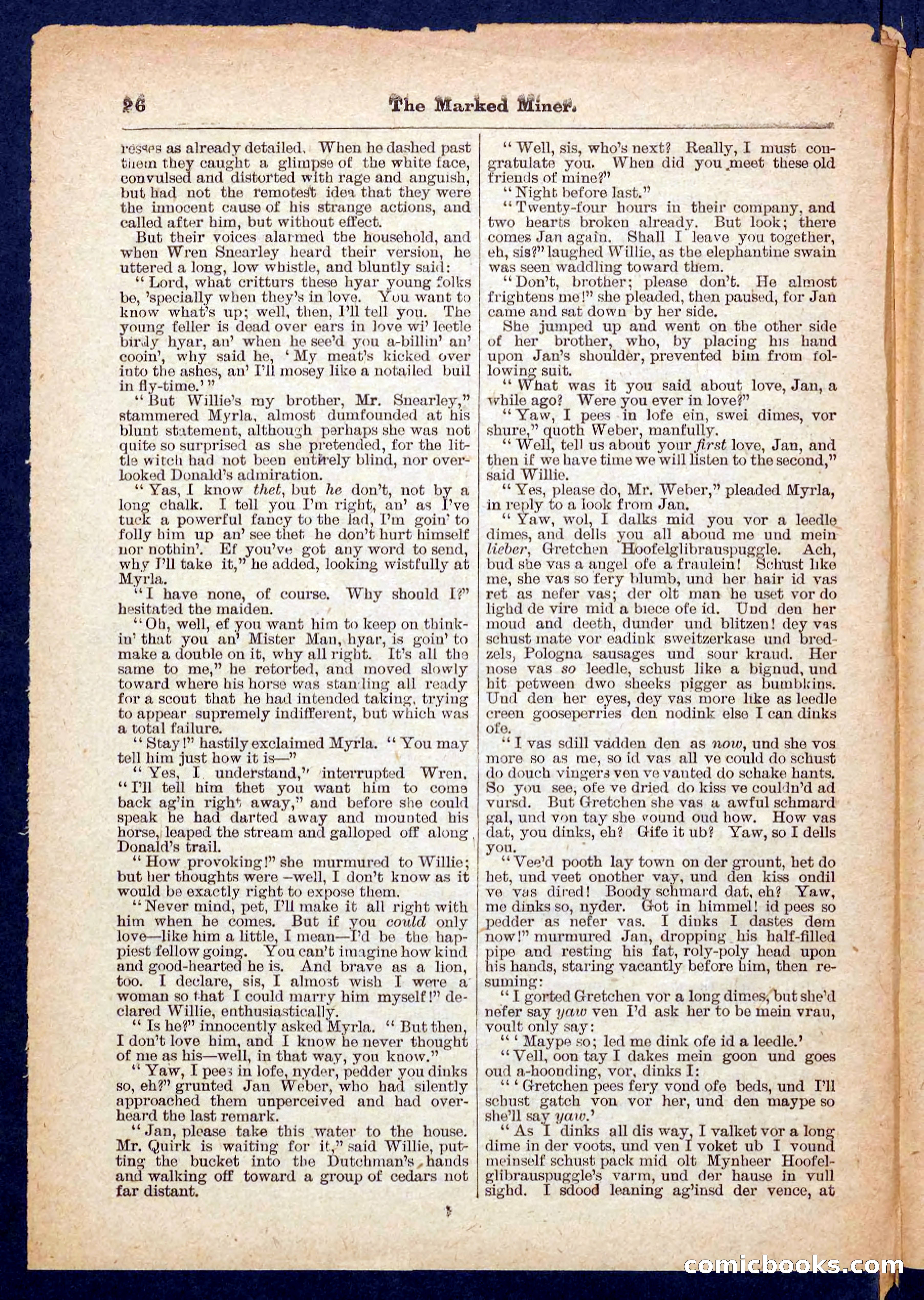 Beadle's Pocket Library No. 469: Donald's Death Shot — page 26 of 32
