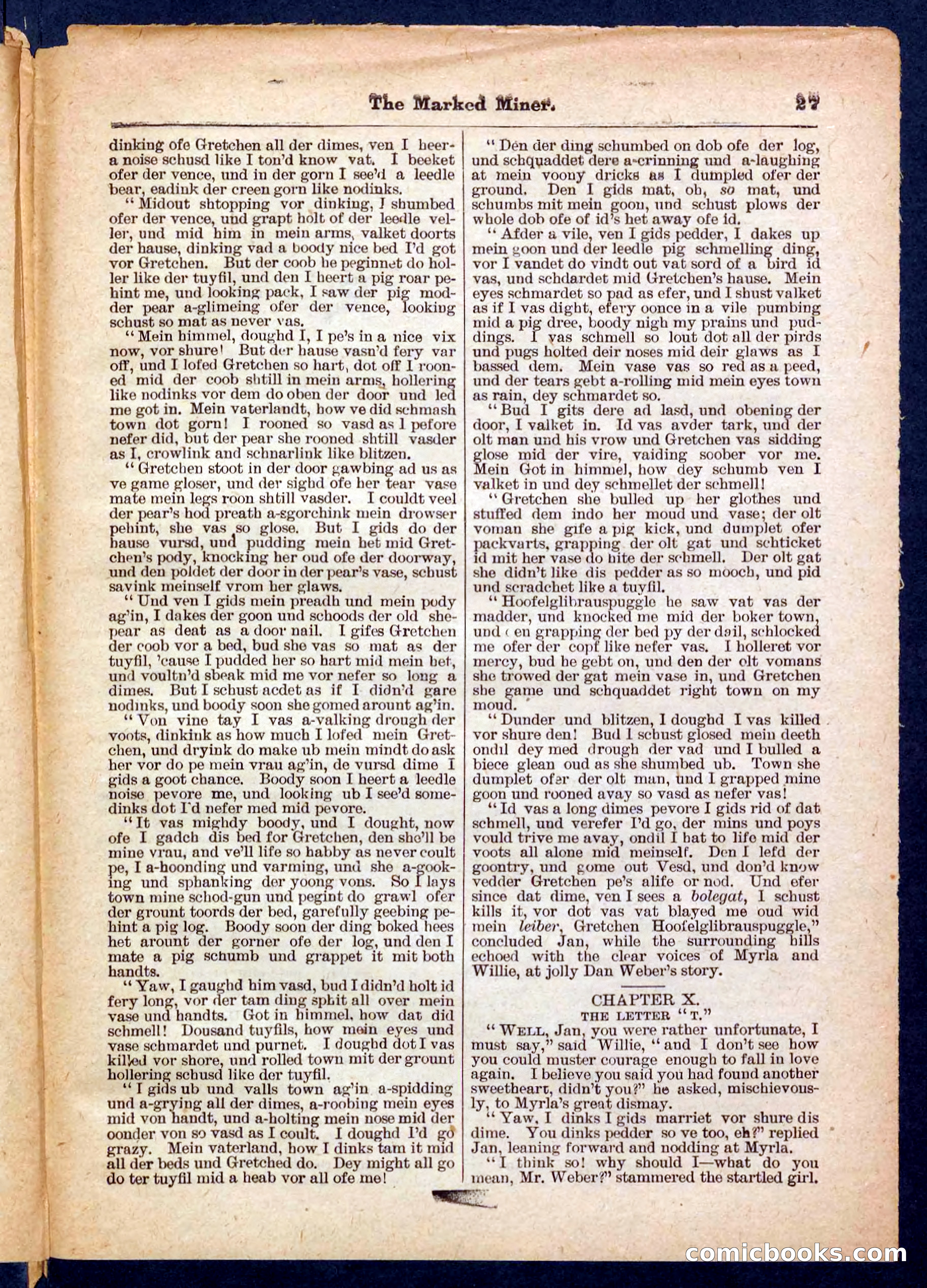 Beadle's Pocket Library No. 469: Donald's Death Shot — page 27 of 32