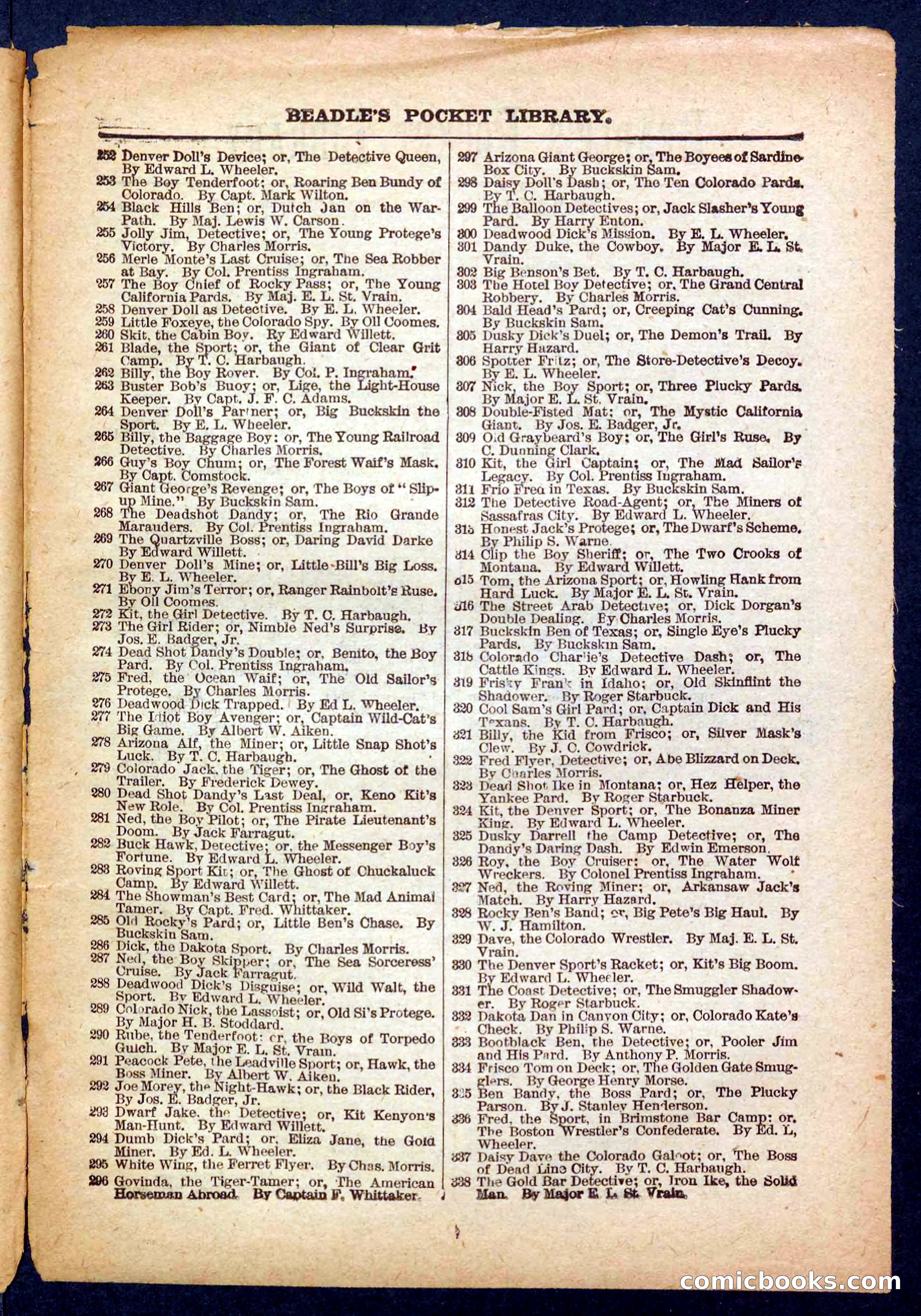Beadle's Pocket Library No. 469: Donald's Death Shot — page 31 of 32