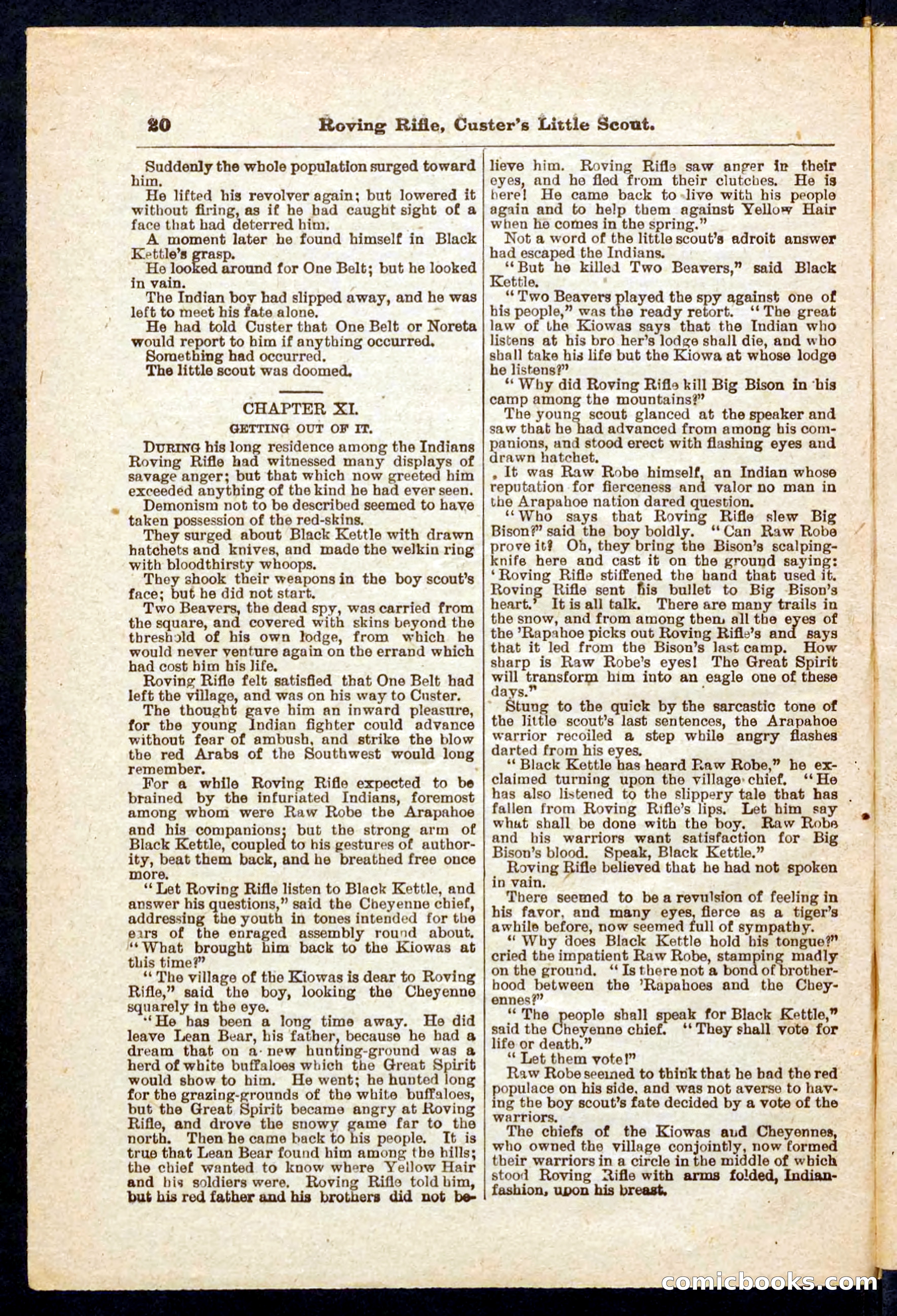 Beadle's Pocket Library No. 471 — page 20 of 32