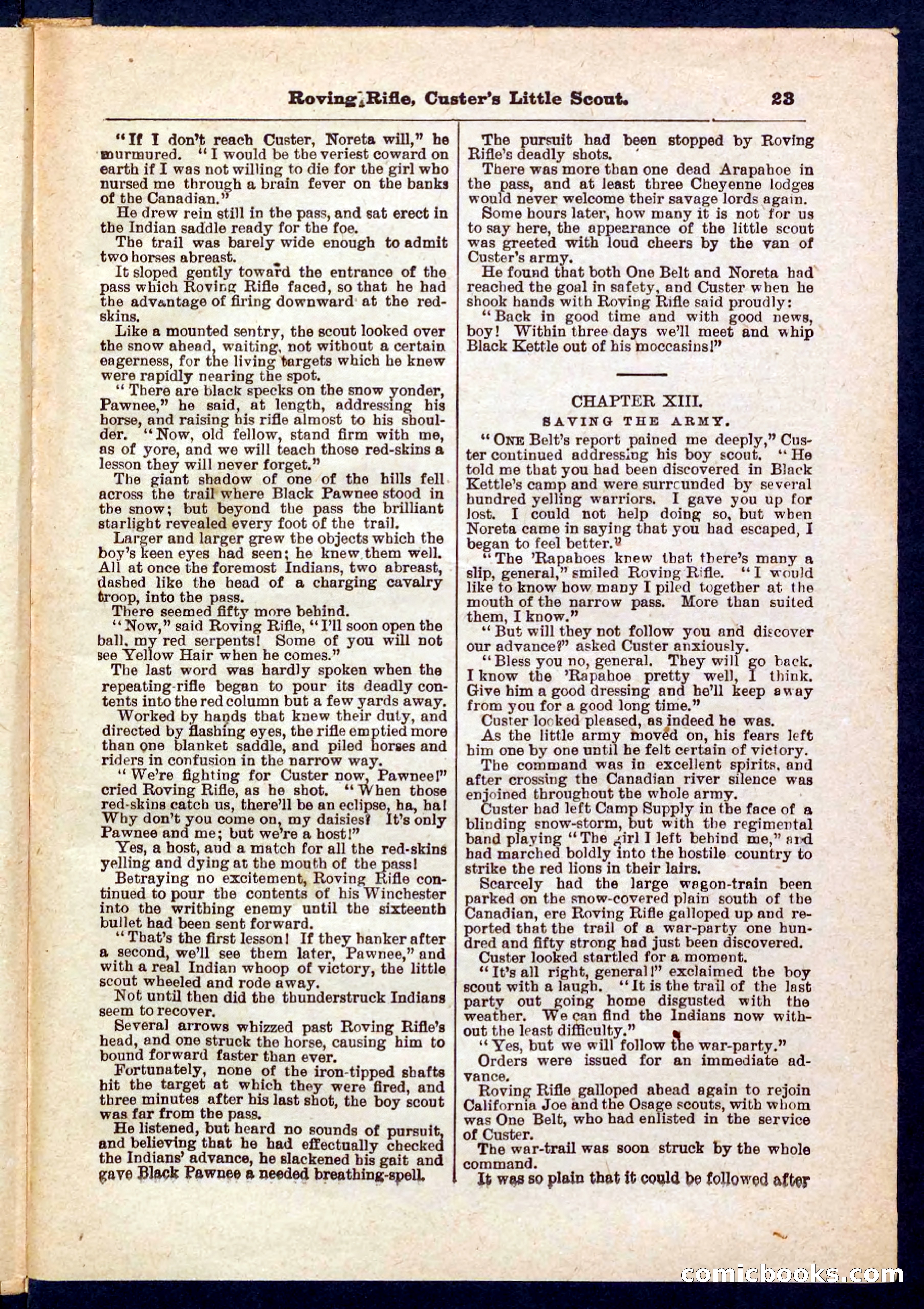 Beadle's Pocket Library No. 471 — page 23 of 32