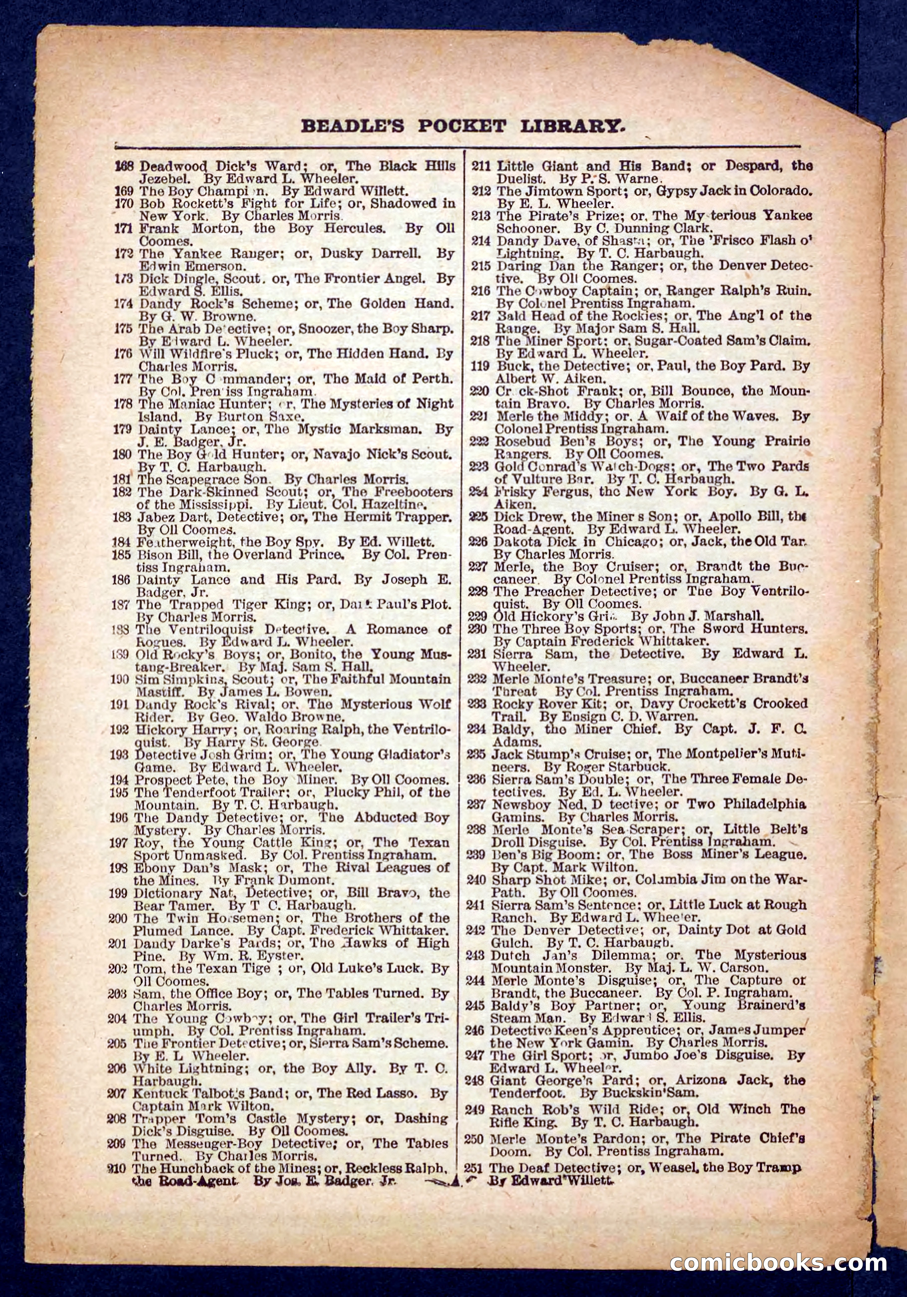 Beadle's Pocket Library No. 472 — page 30 of 32