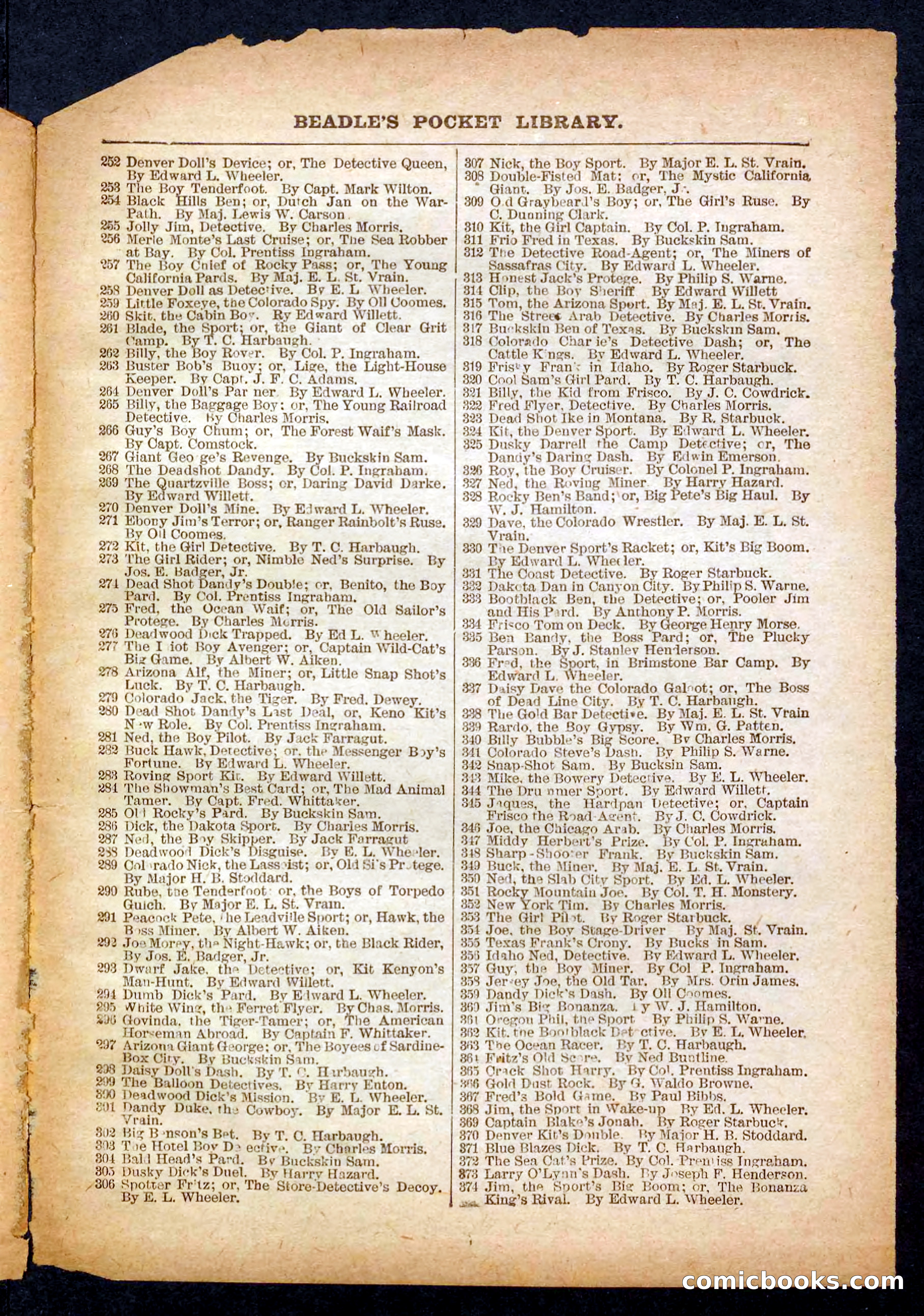 Beadle's Pocket Library No. 472 — page 31 of 32
