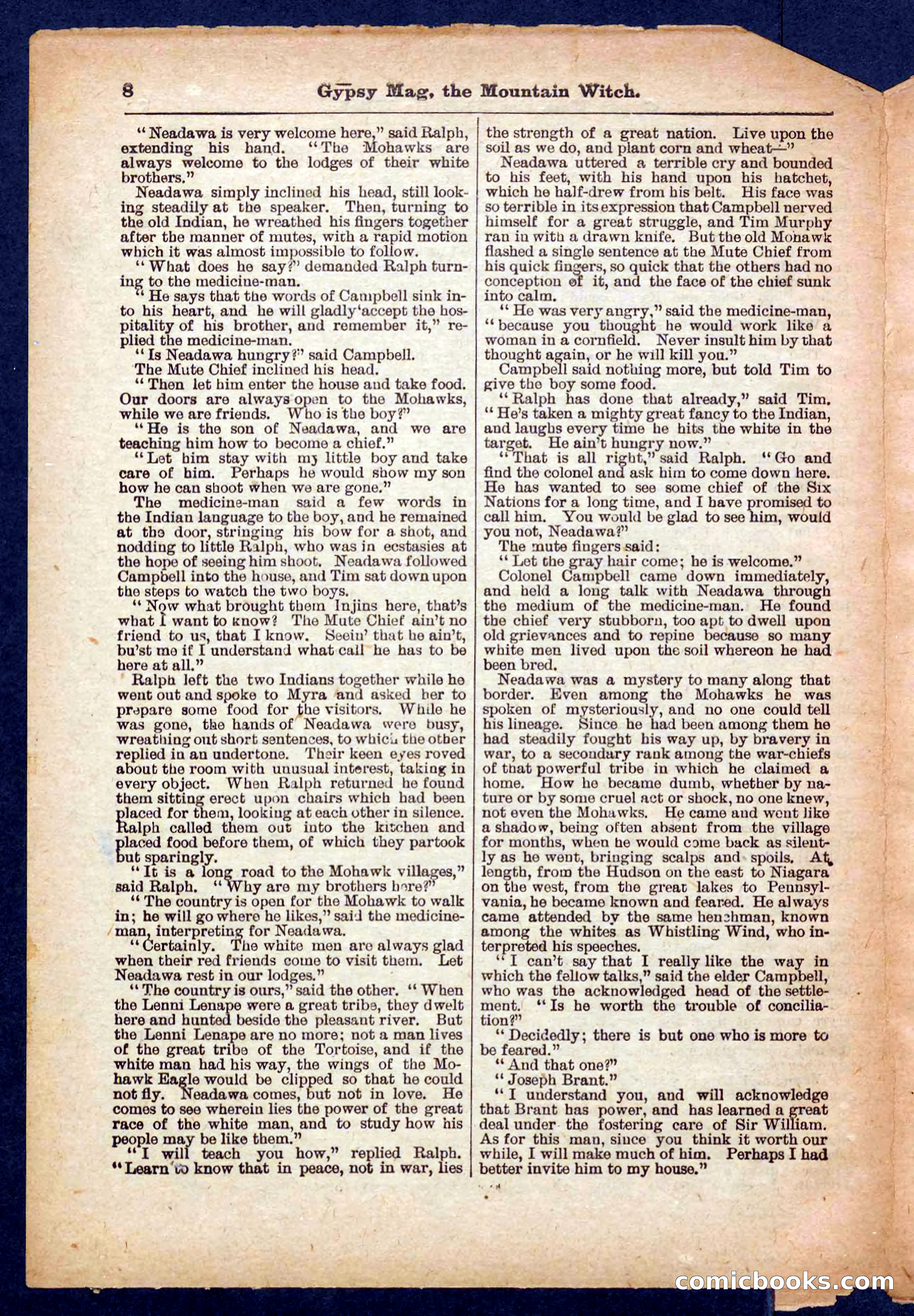 Beadle's Pocket Library No. 474 — page 8 of 32