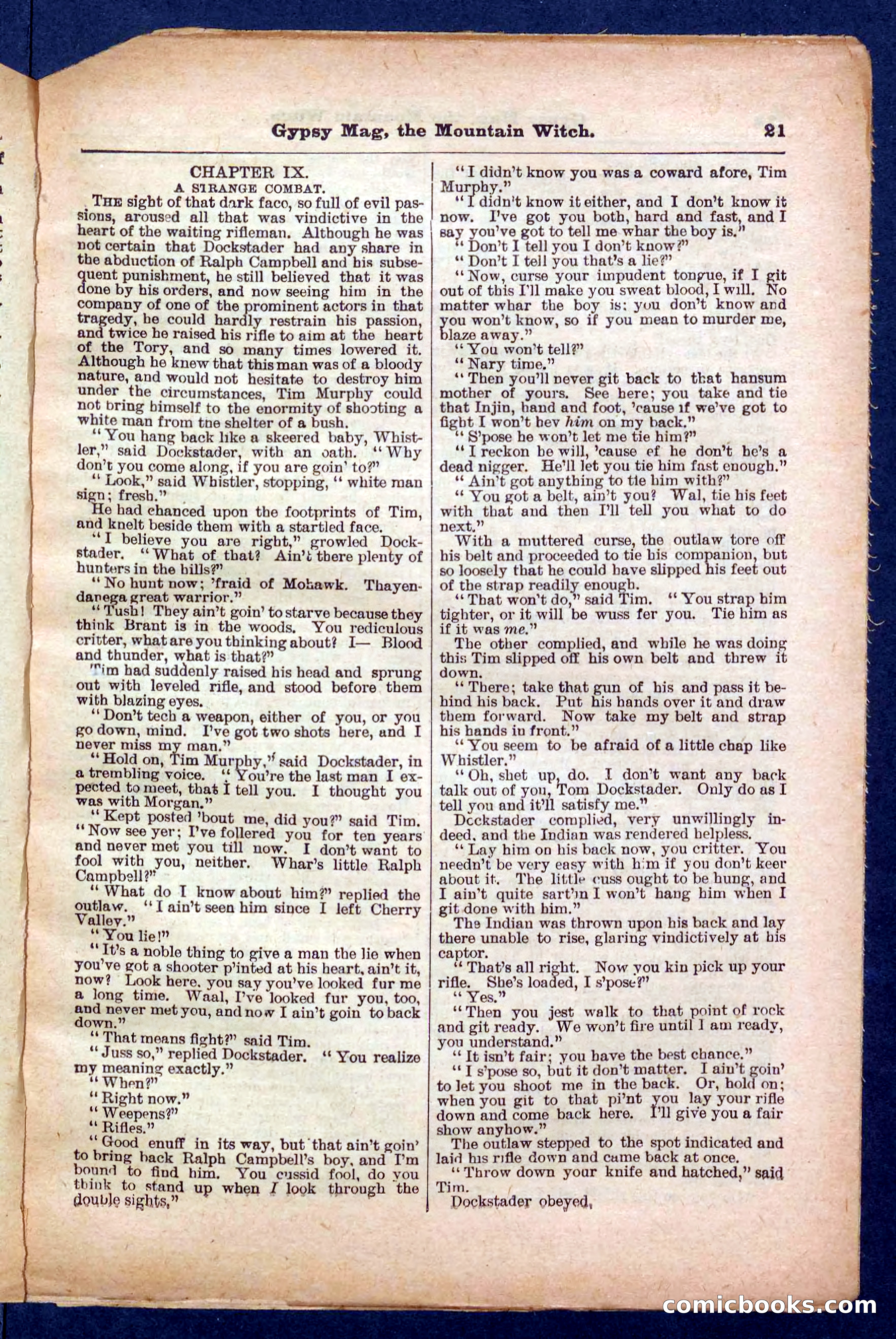 Beadle's Pocket Library No. 474 — page 21 of 32