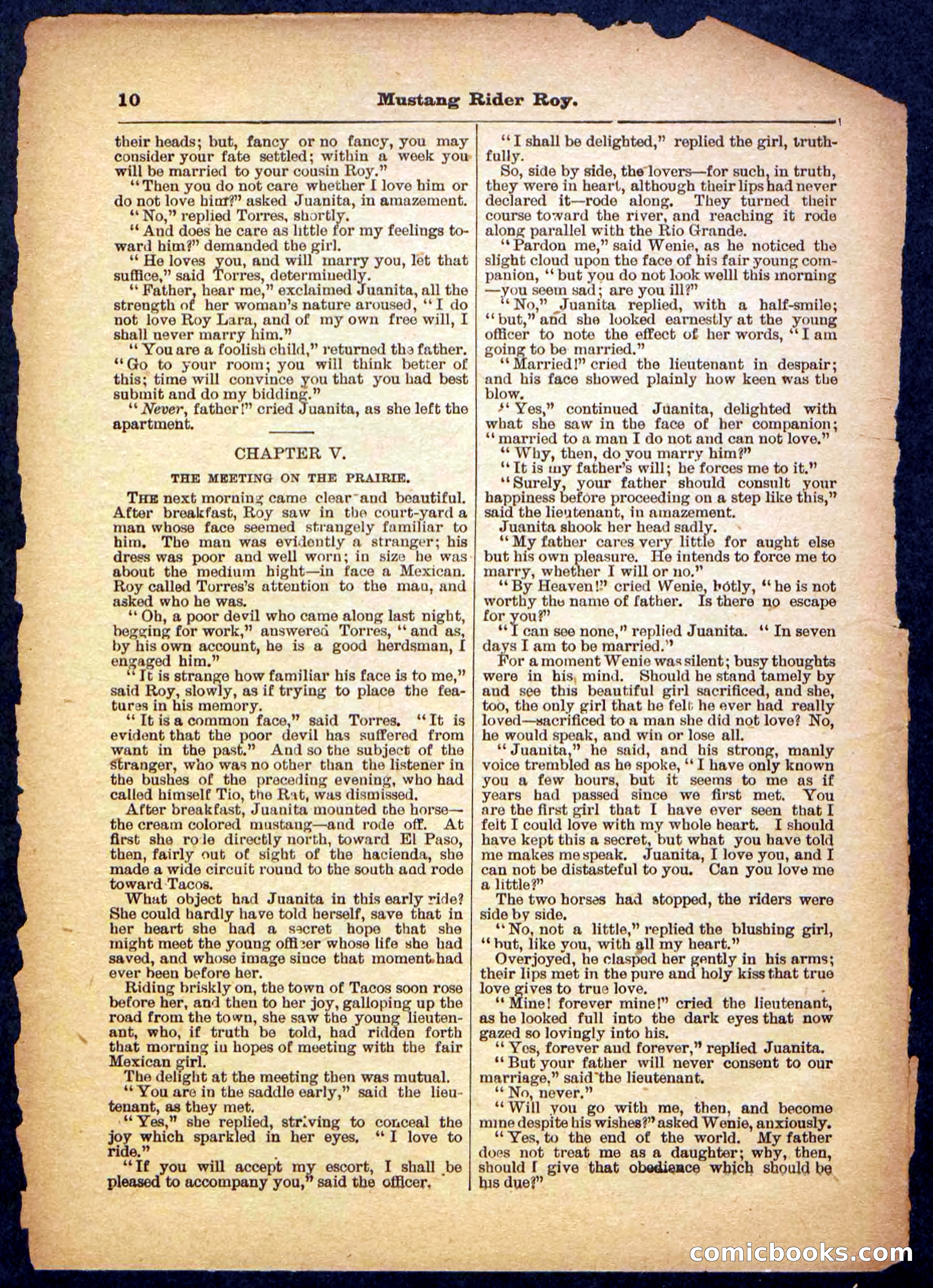 Beadle's Pocket Library No. 481: Mustang Rider Roy — page 10 of 32