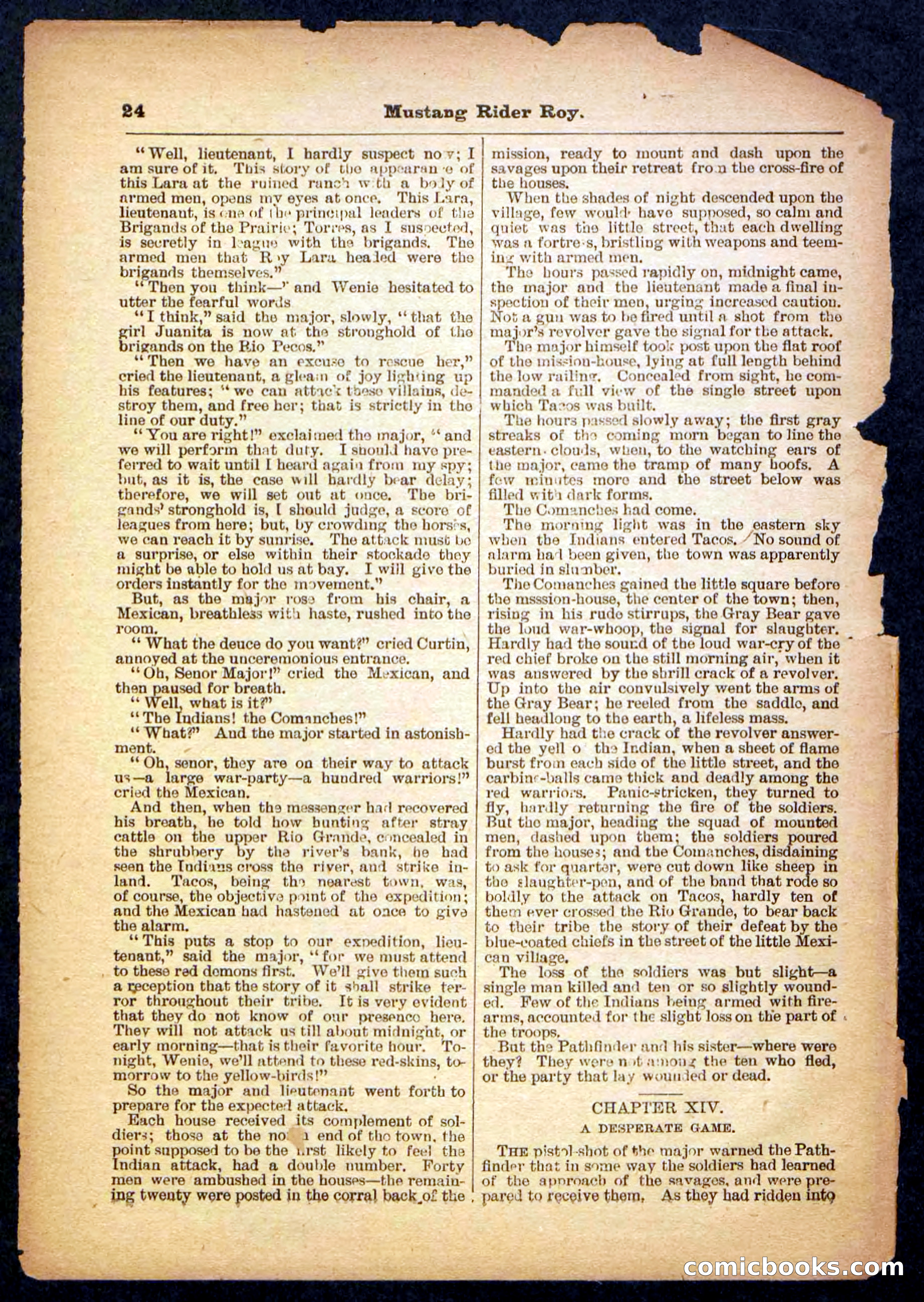 Beadle's Pocket Library No. 481: Mustang Rider Roy — page 24 of 32