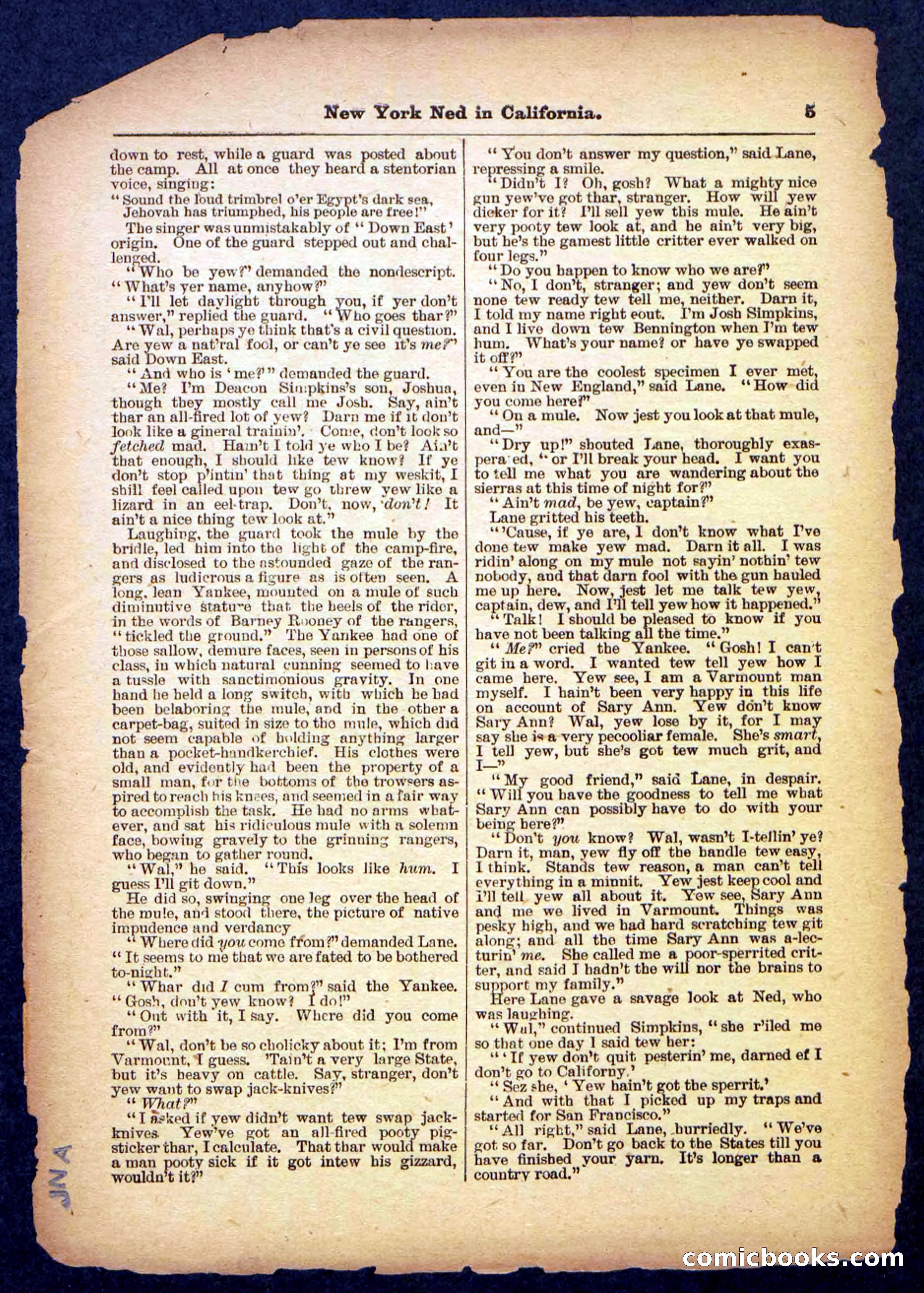 Beadle's Pocket Library No. 482 — page 5 of 32